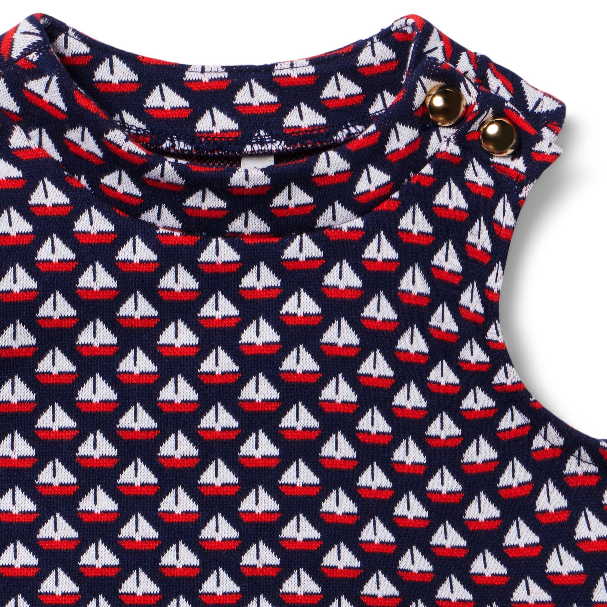 Sailboat Jacquard Top