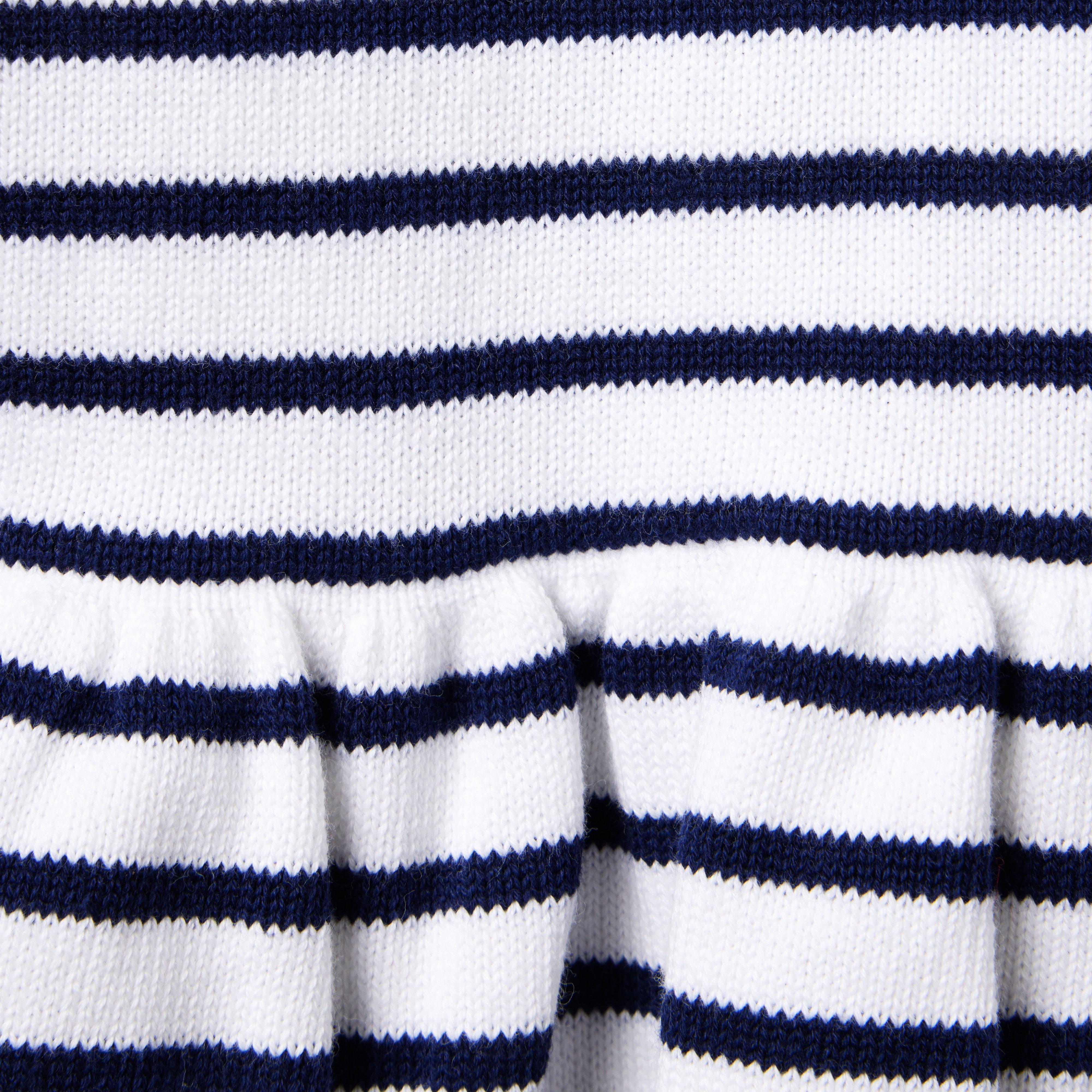Striped Peplum Sweater Top image number 2