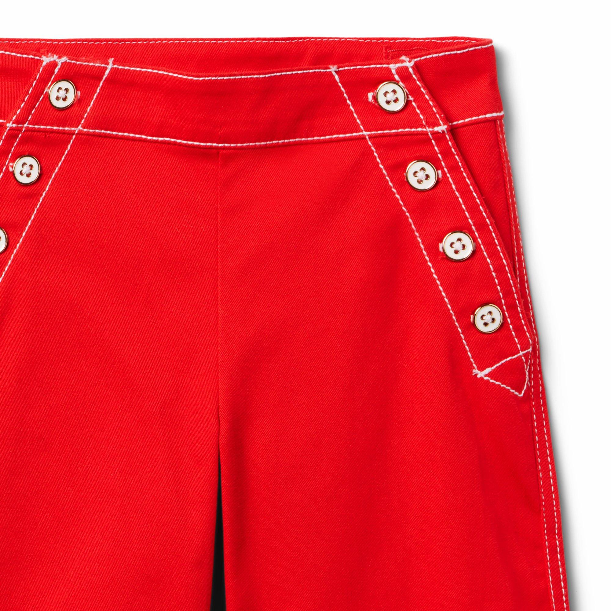 30s Sailor Pants - Red