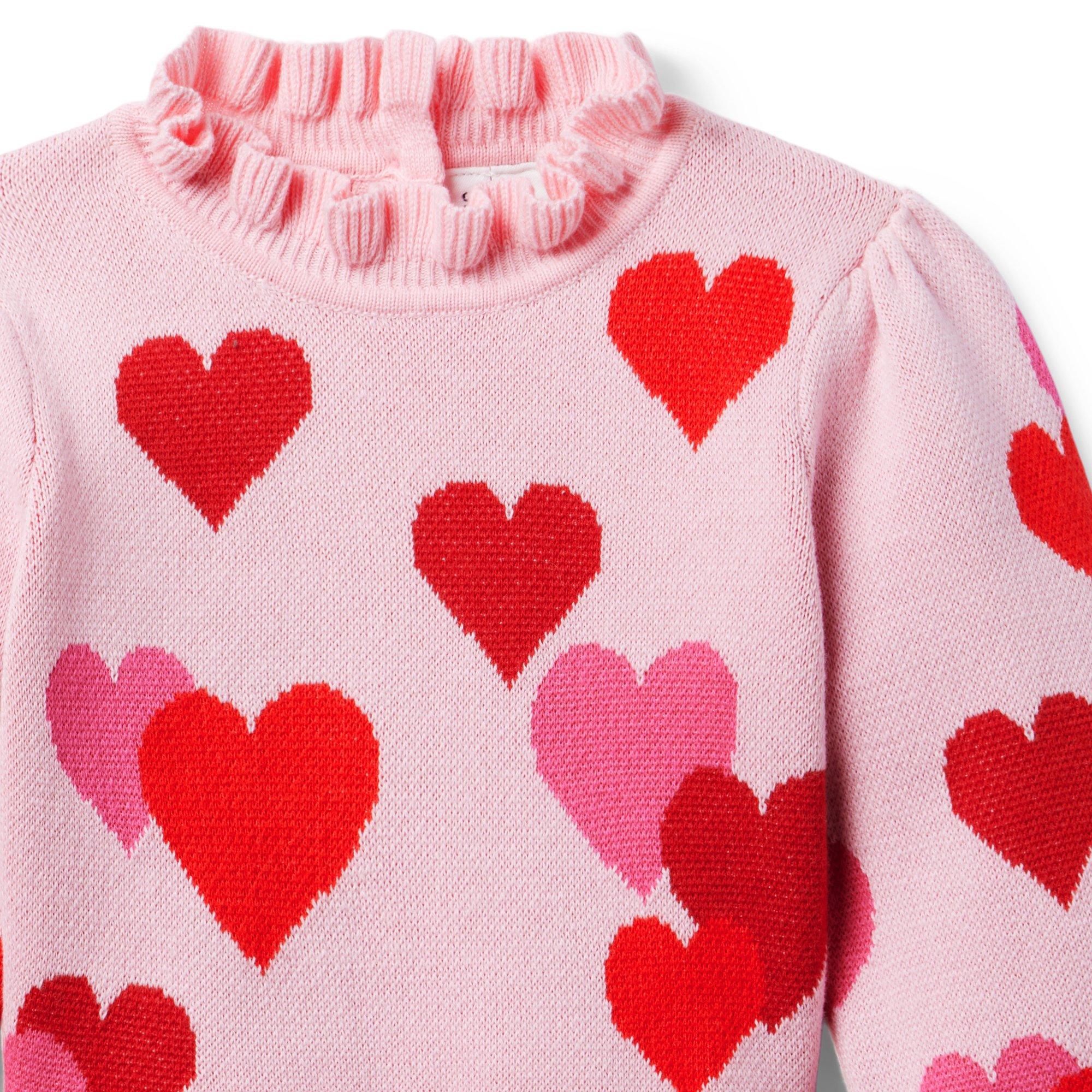 Heart Peplum Sweater