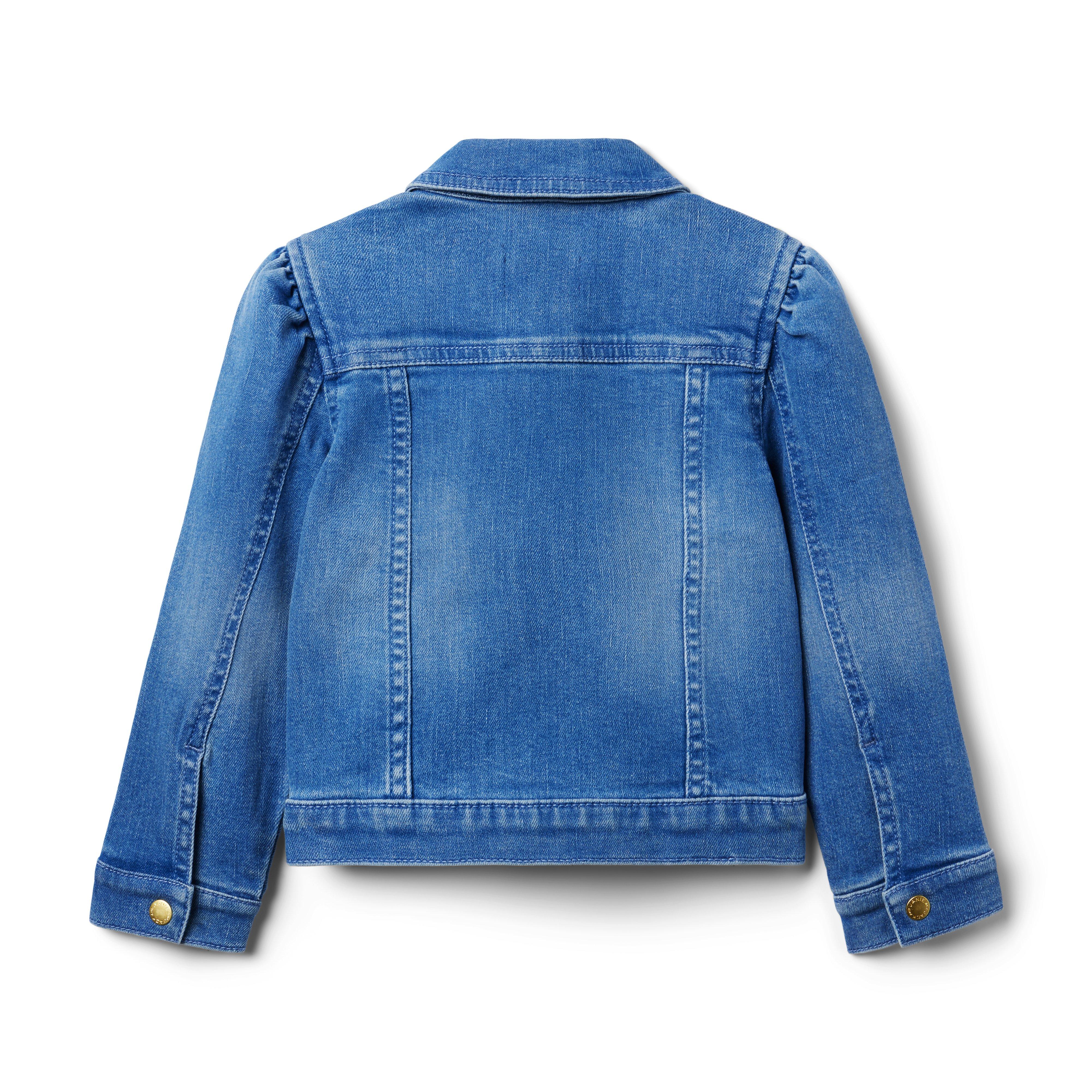 Denim Puff Sleeve Jacket