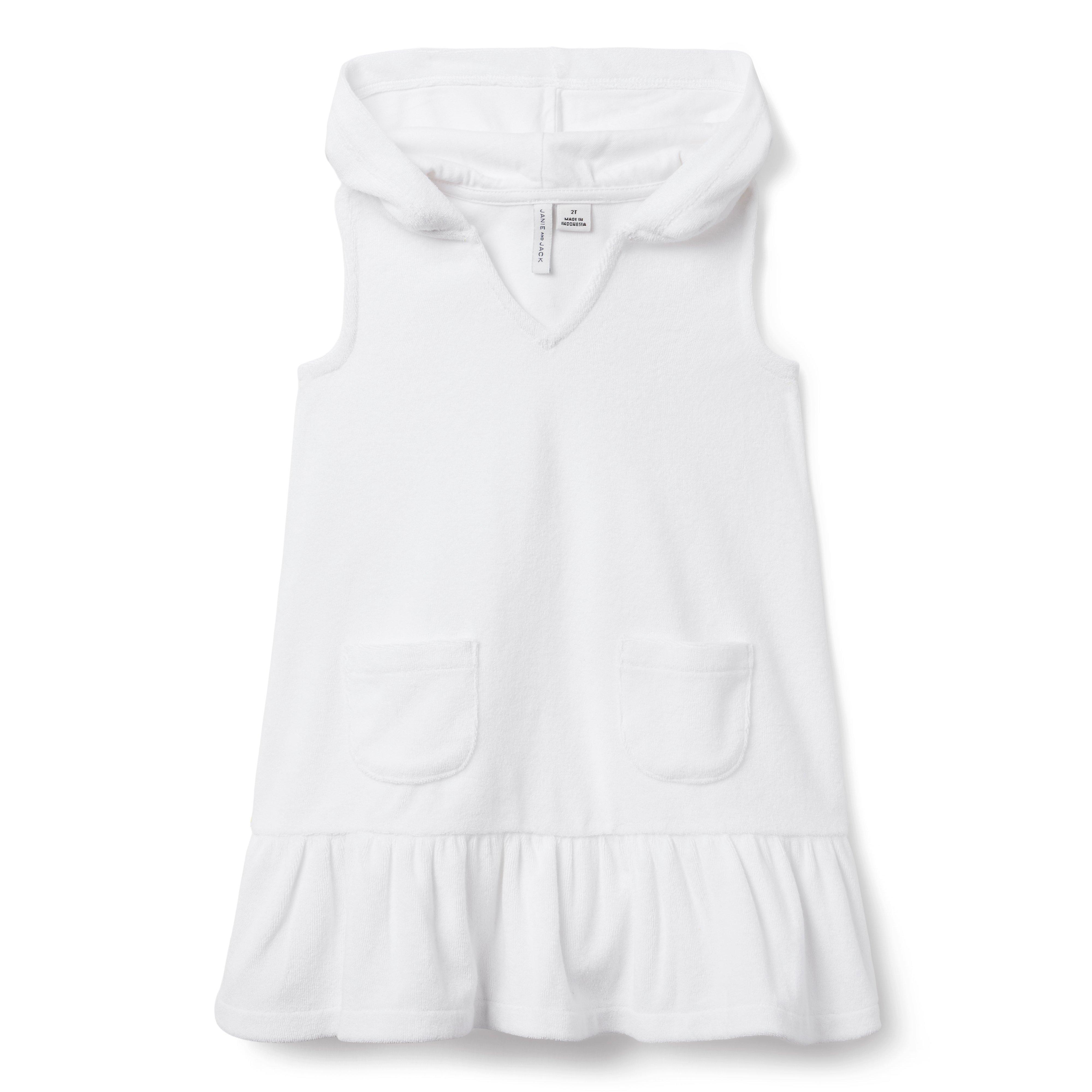 Hooded Terry Swim Cover-Up