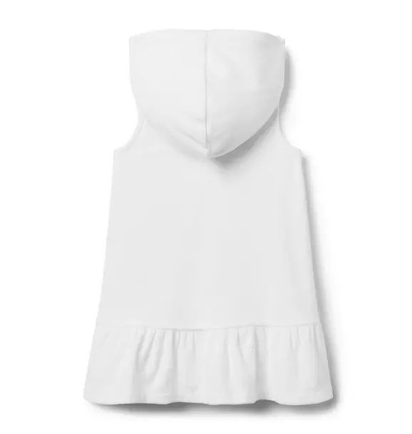 Hooded Terry Swim Cover-Up image number 1