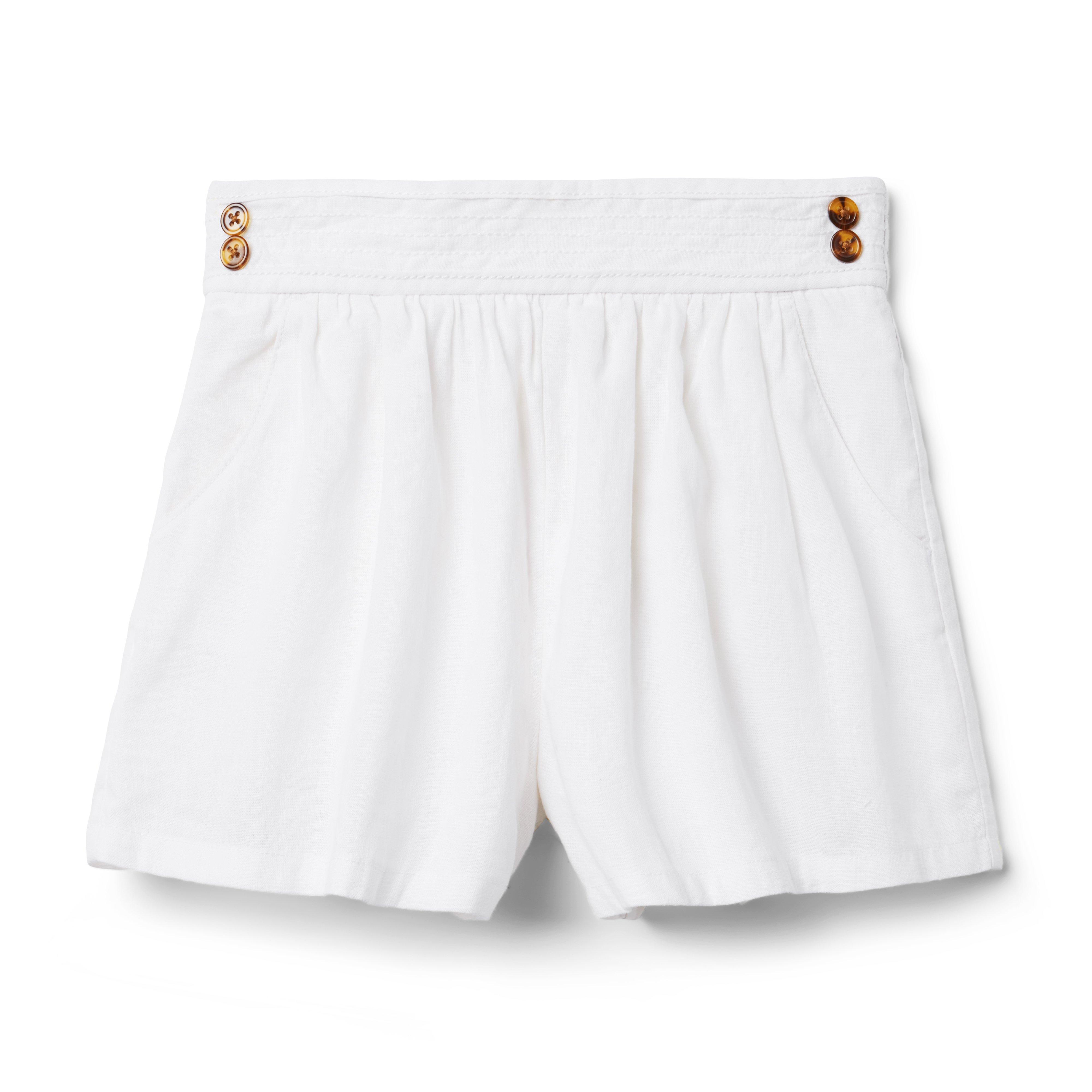 Linen-Cotton Button Short image number 0