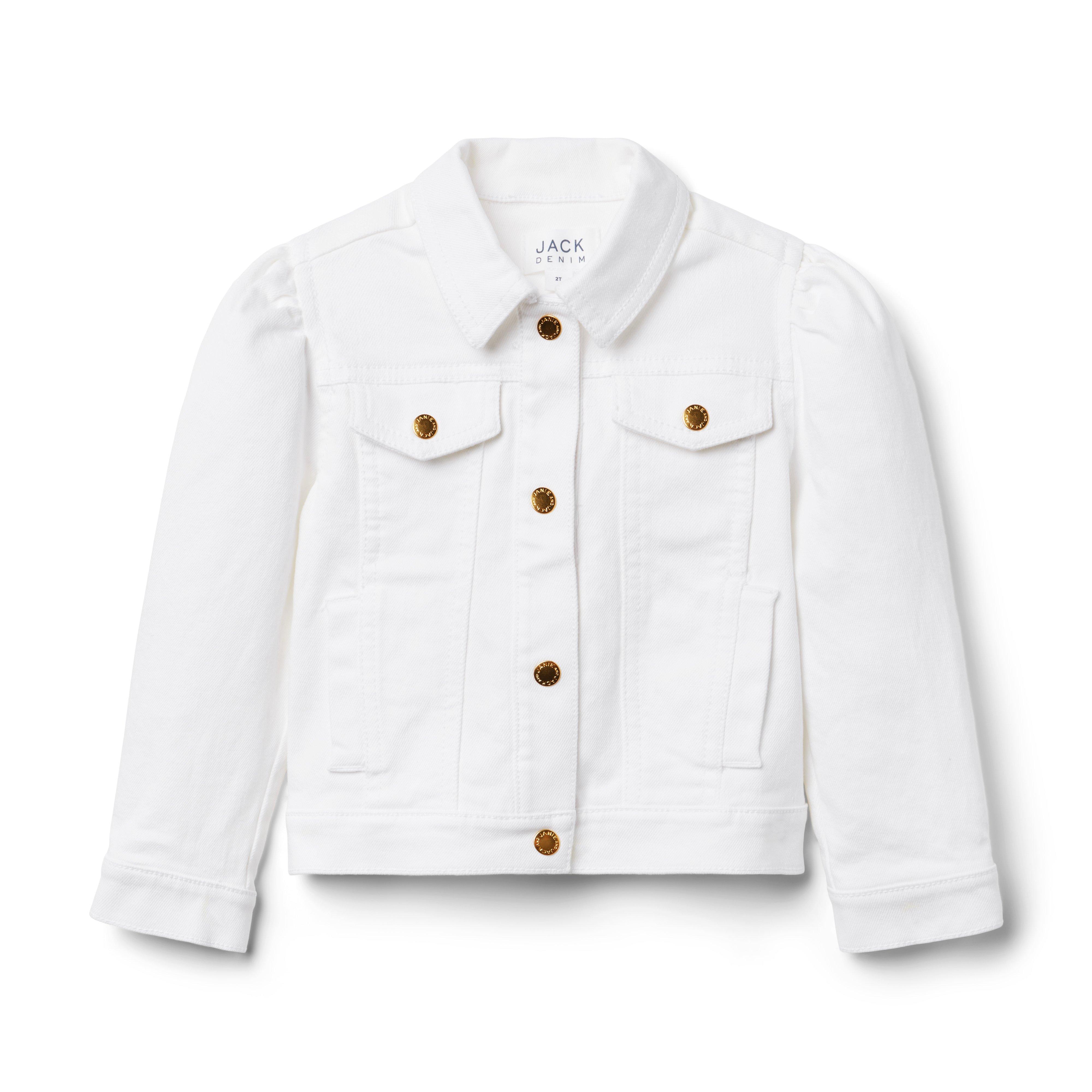 White puff 2024 sleeve jacket