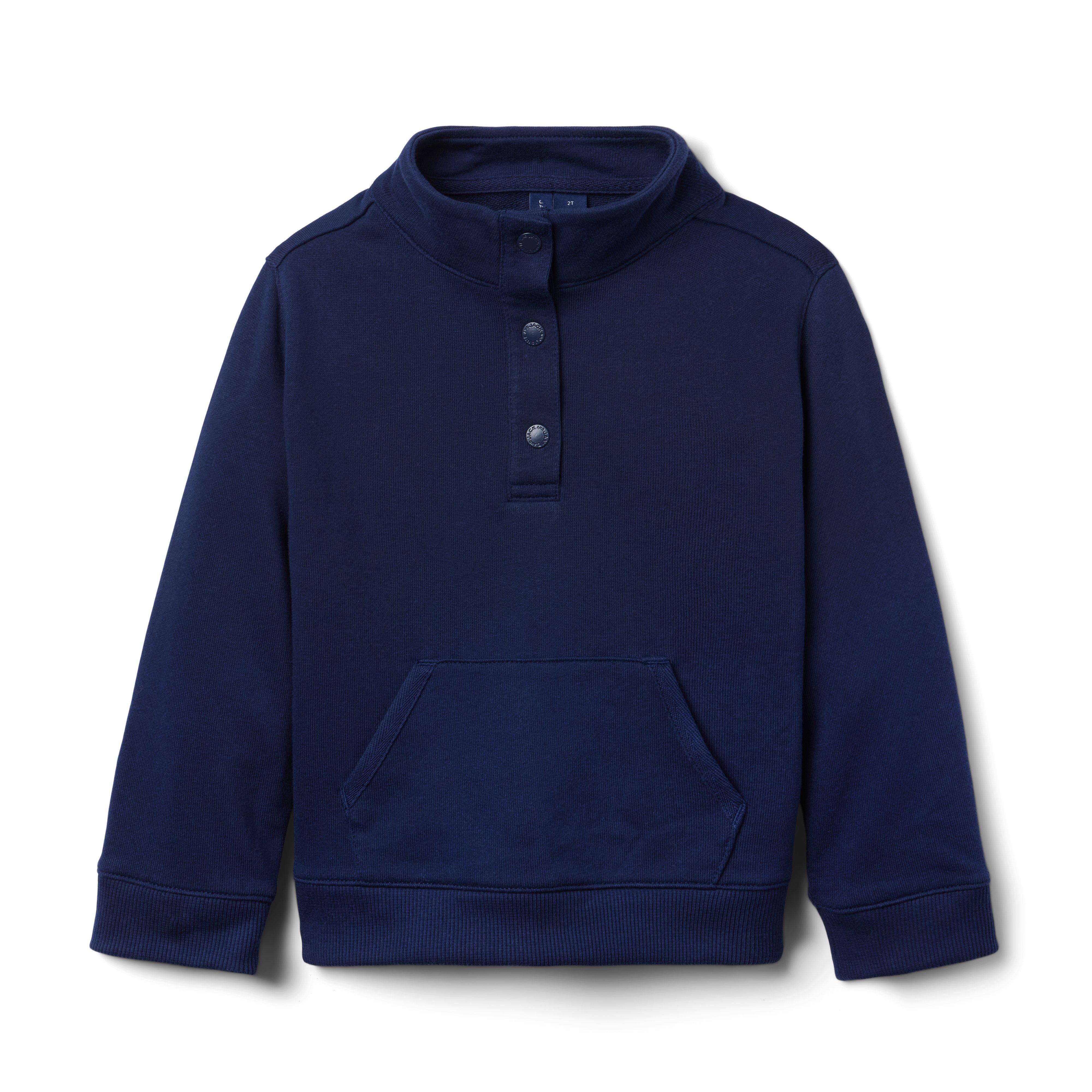 French Terry Half Snap Pullover