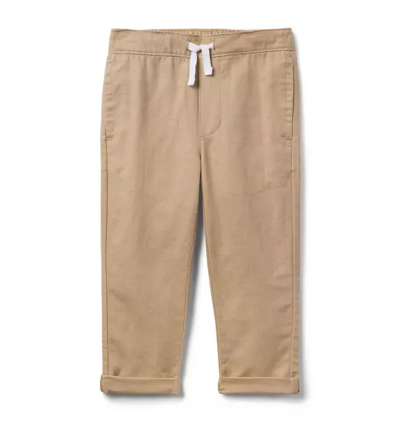 The Linen-Cotton Pull-On Pant  image number 0