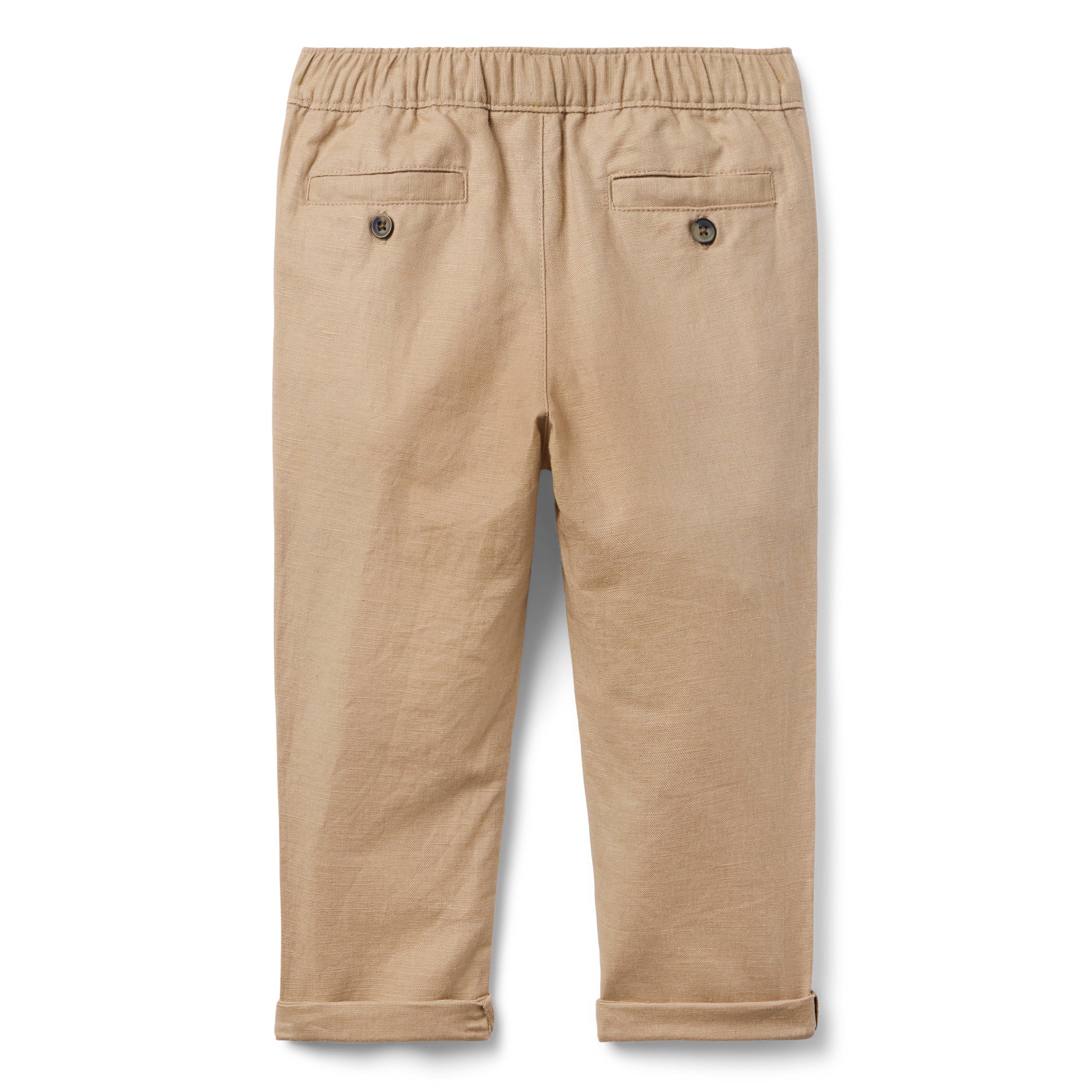 Cotton Linen Pull On Pant