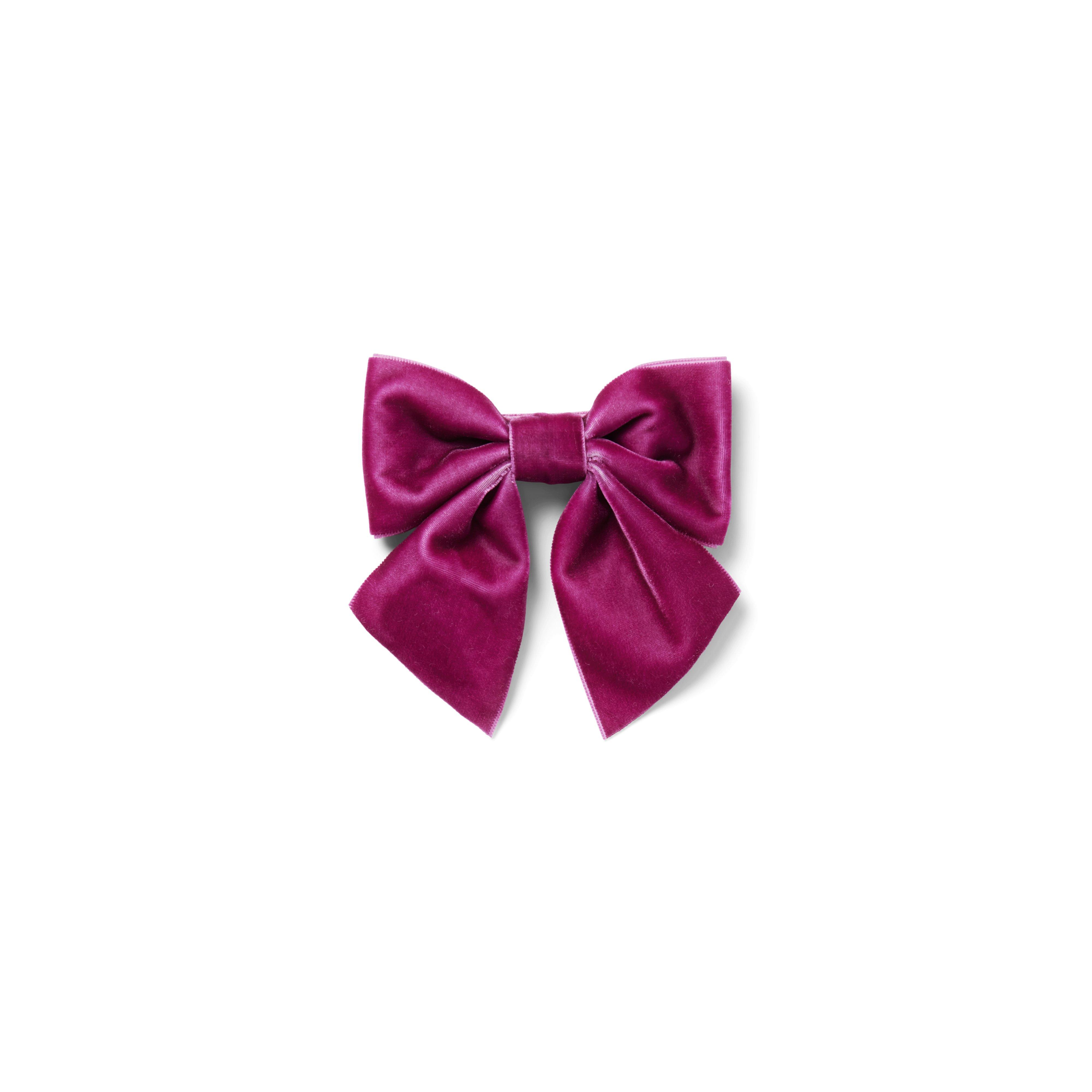 Velvet Bow Barrette