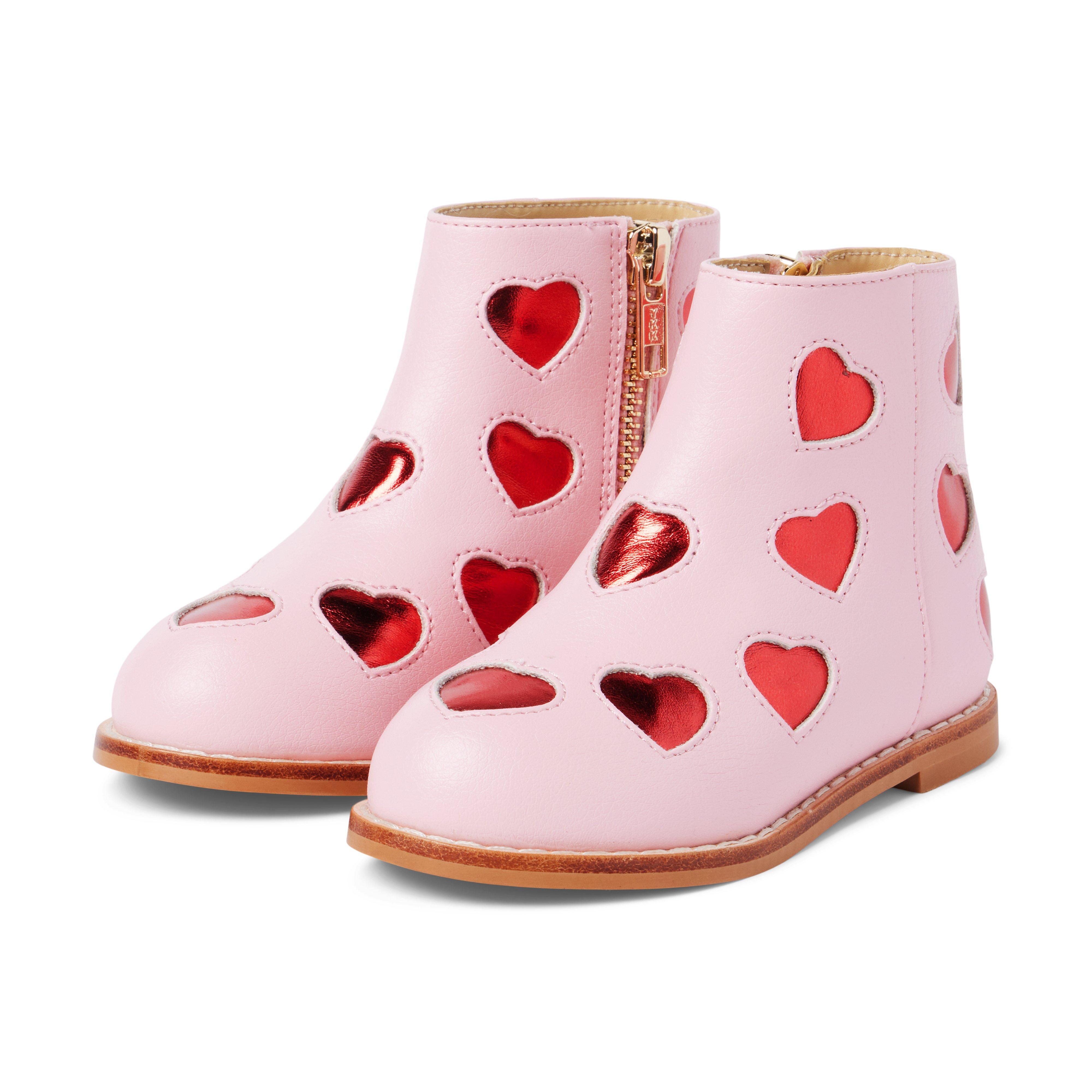 Metallic Heart Bootie image number 0