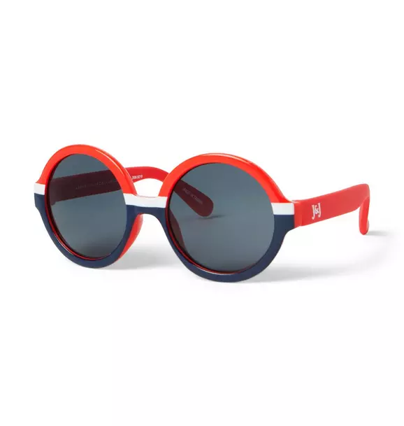 Colorblocked Round Sunglasses image number 1