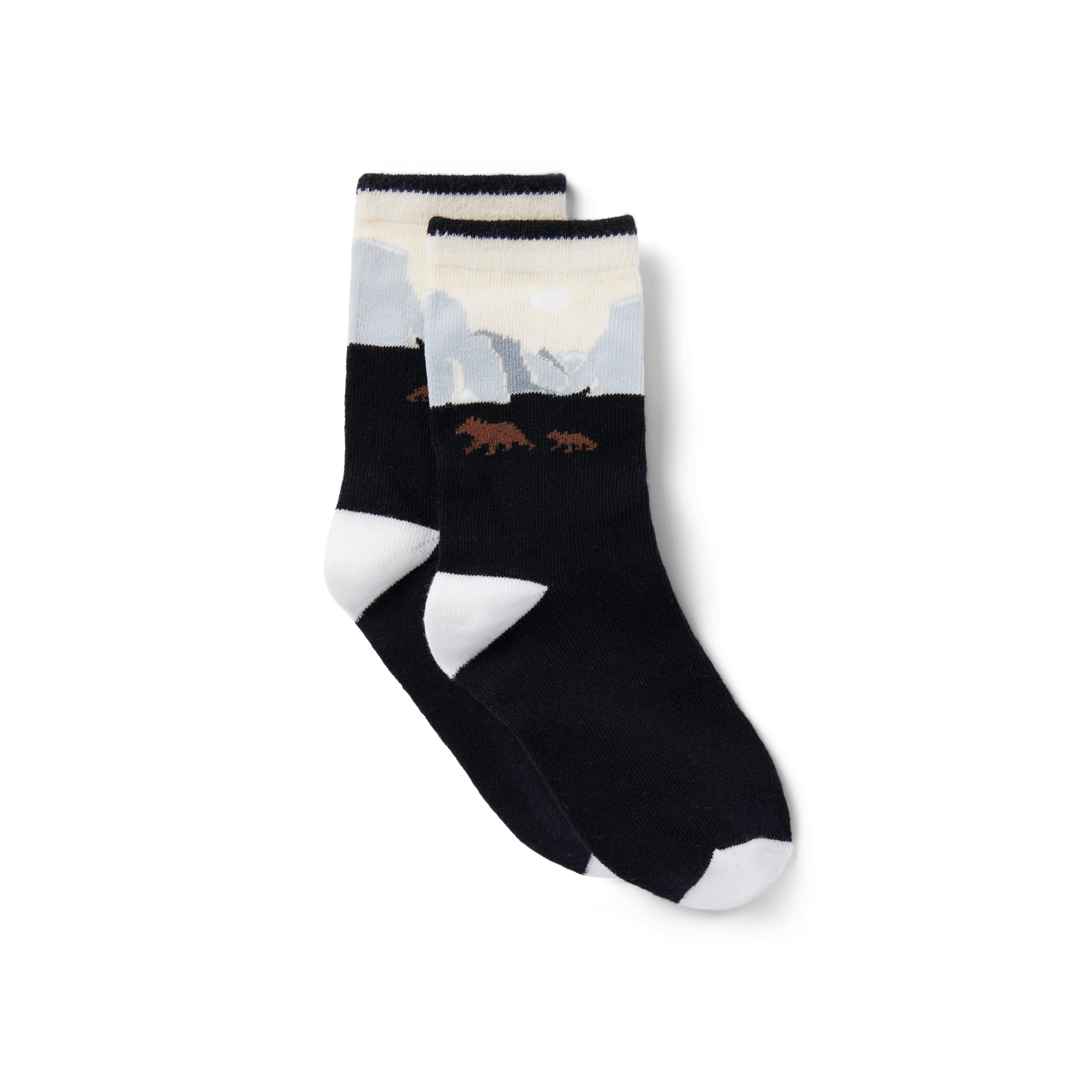 Mountain Bear Sock