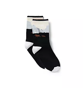 Mountain Bear Sock