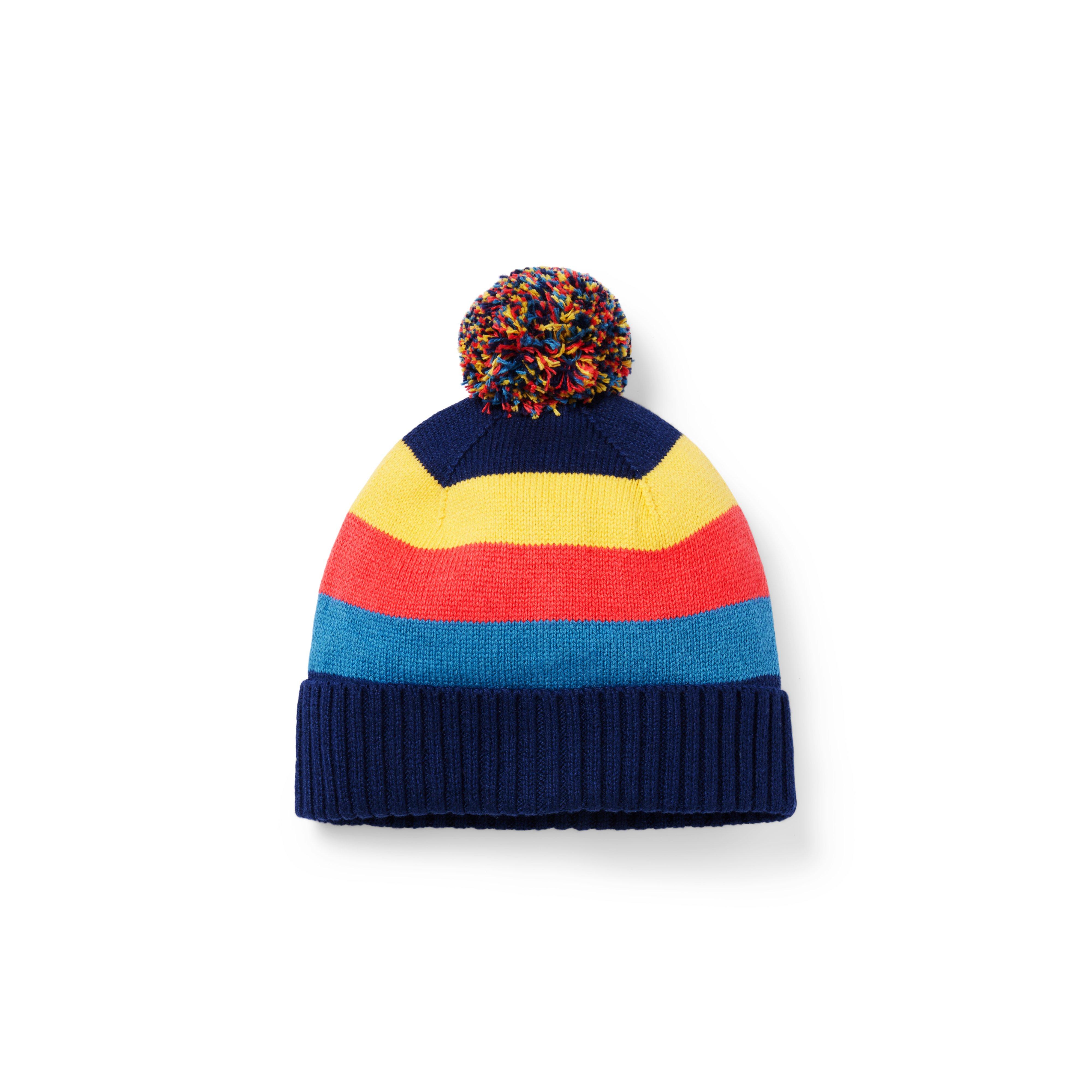 Striped Pom Beanie image number 0