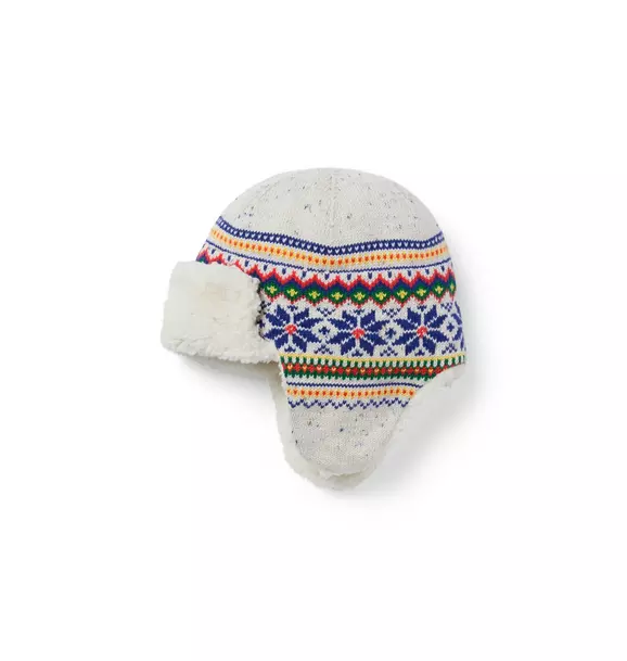 Fair Isle Trapper Hat image number 0