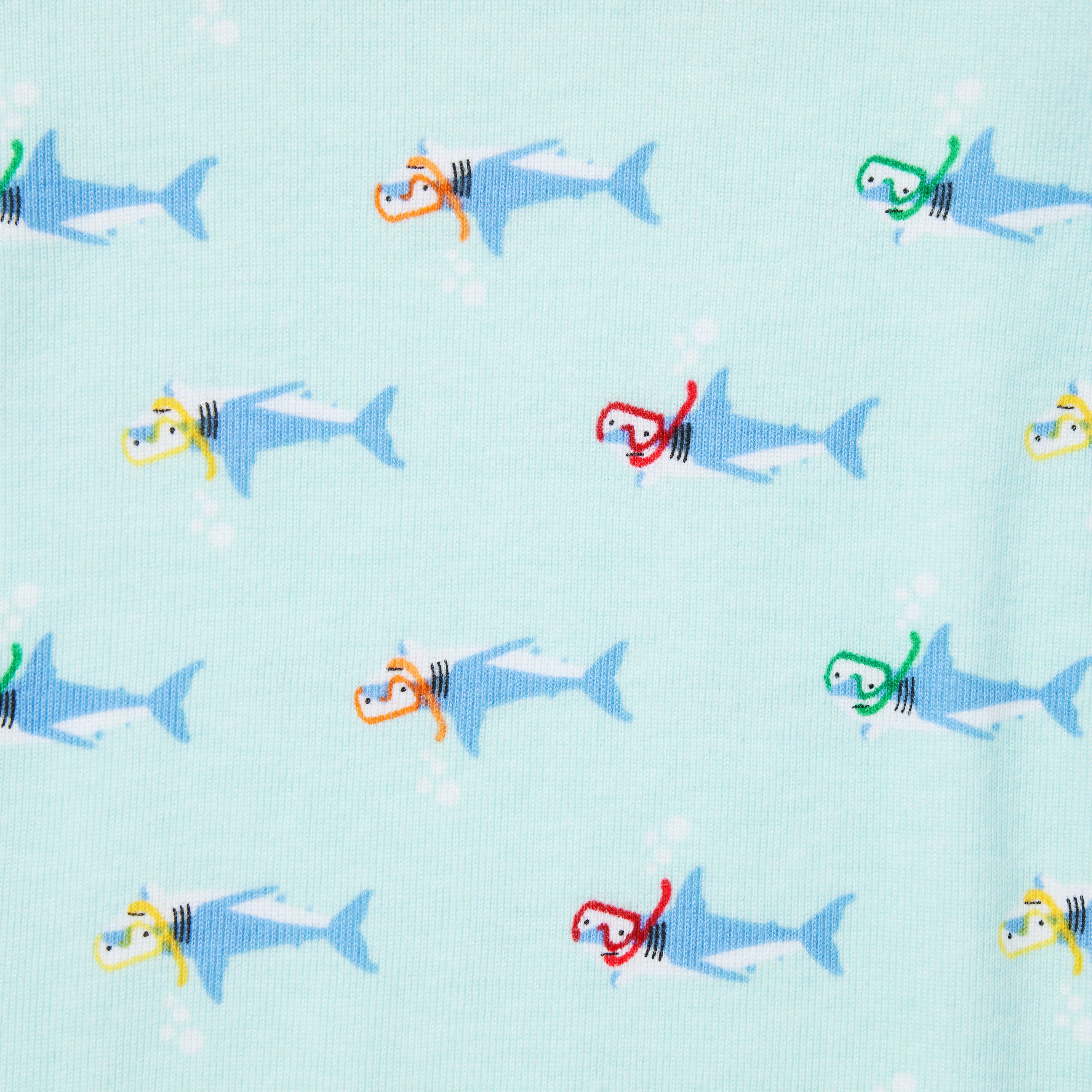 Good Night Pajamas in Snorkeling Sharks  image number 1
