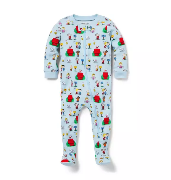 Baby Good Night Footed Pajamas in PEANUTS Valentine Friends image number 0
