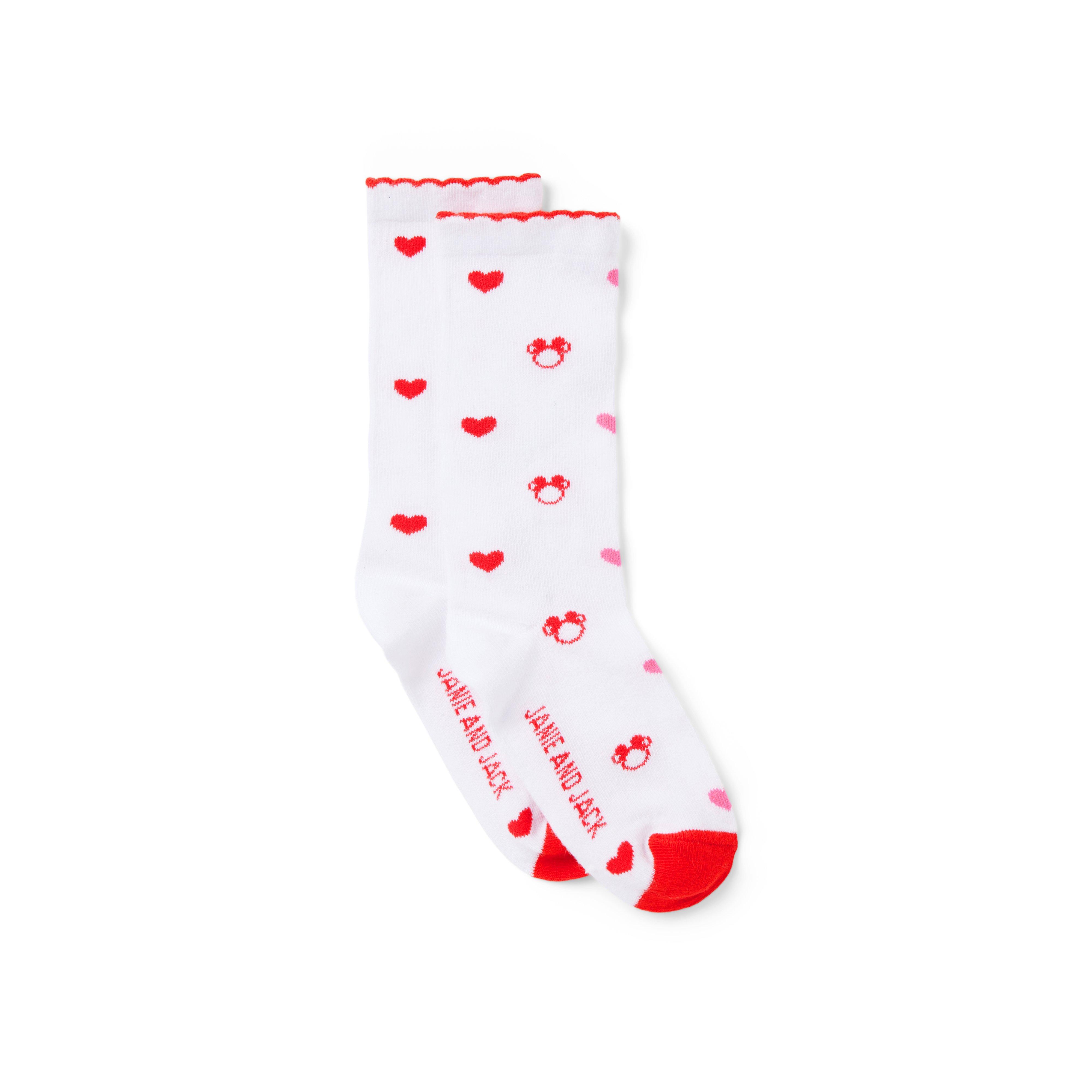 Disney Minnie Mouse Heart Sock