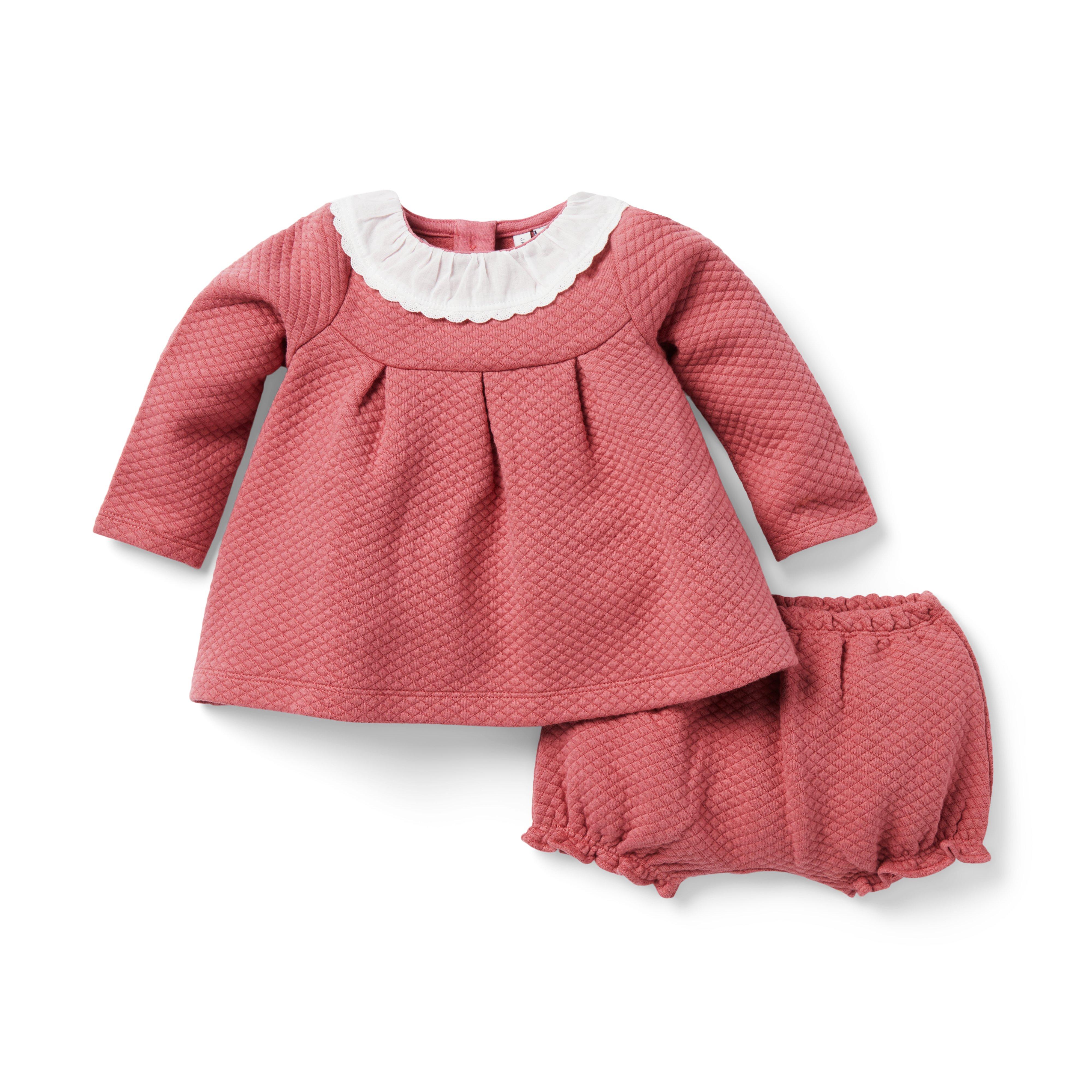 Baby Quilted Collared Matching Set