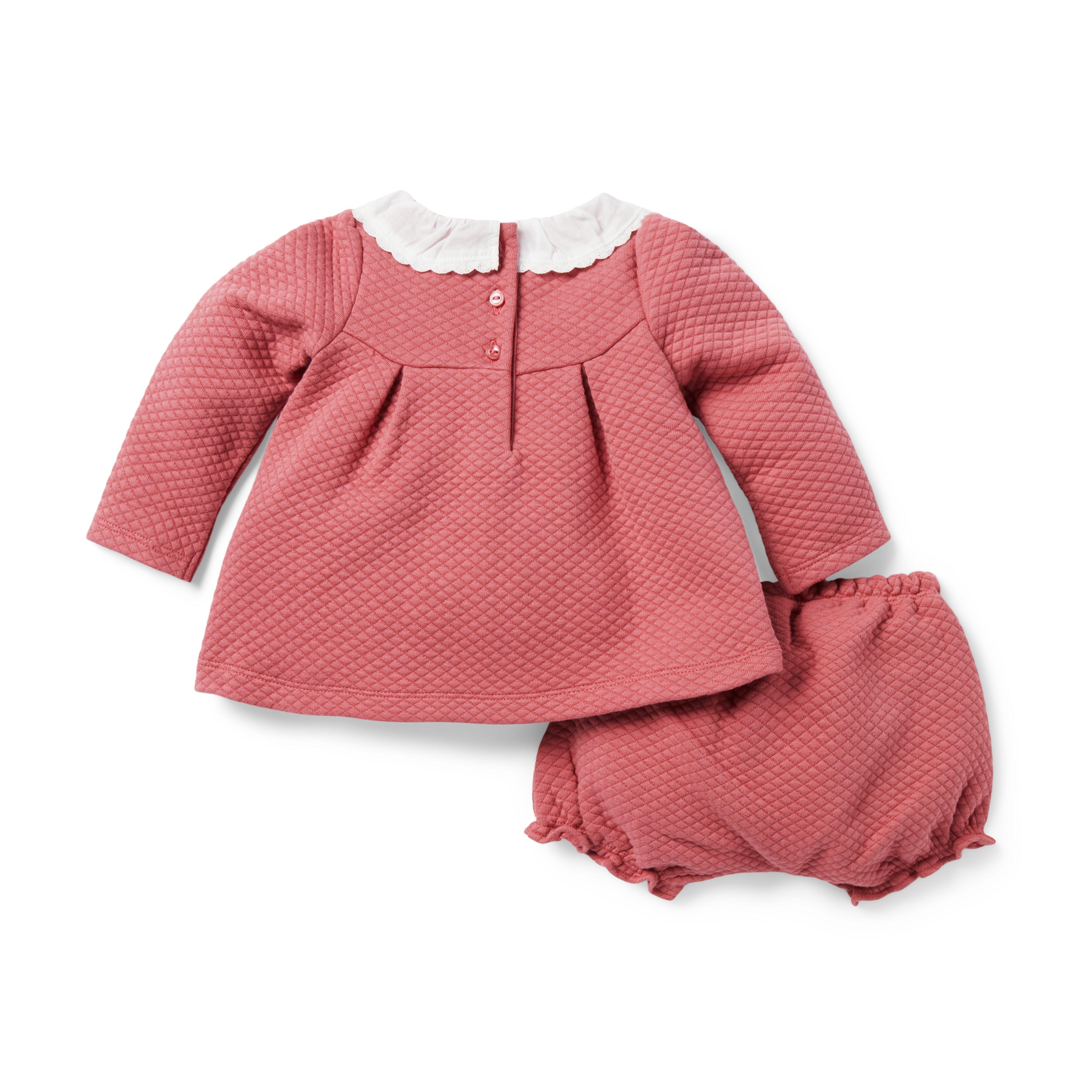Baby Quilted Collared Matching Set image number 3