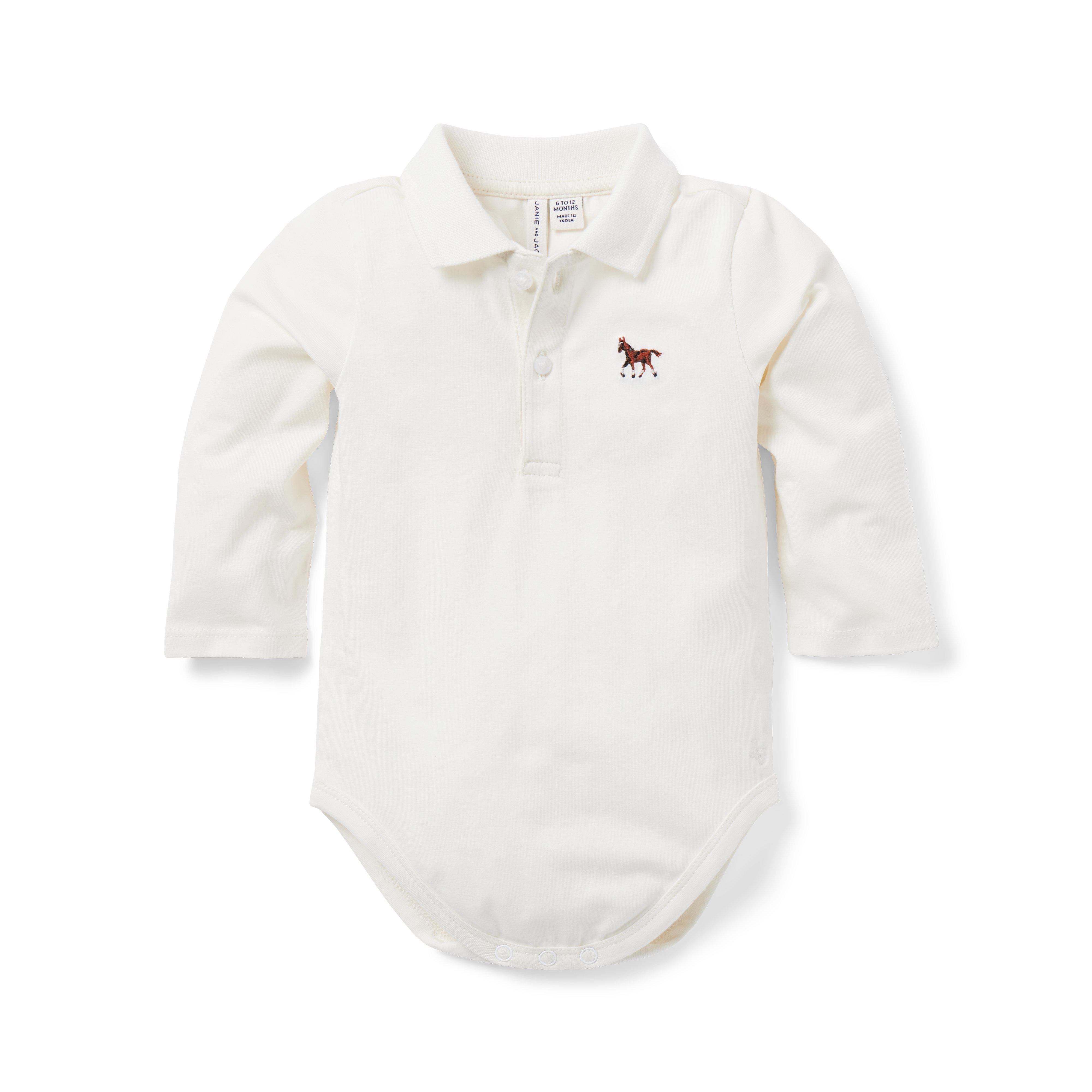 Baby Horse Polo Bodysuit