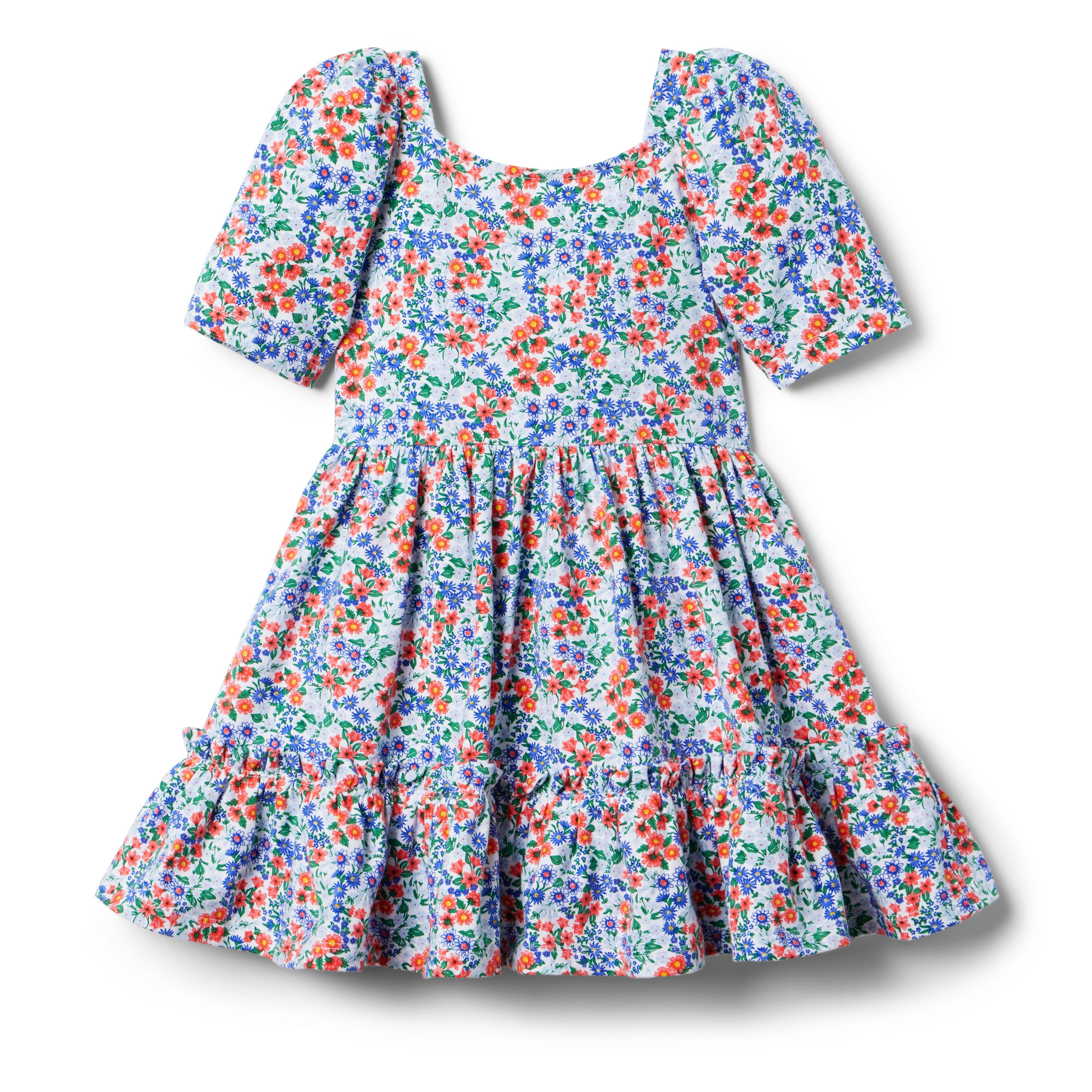 Floral Puff Sleeve Dress