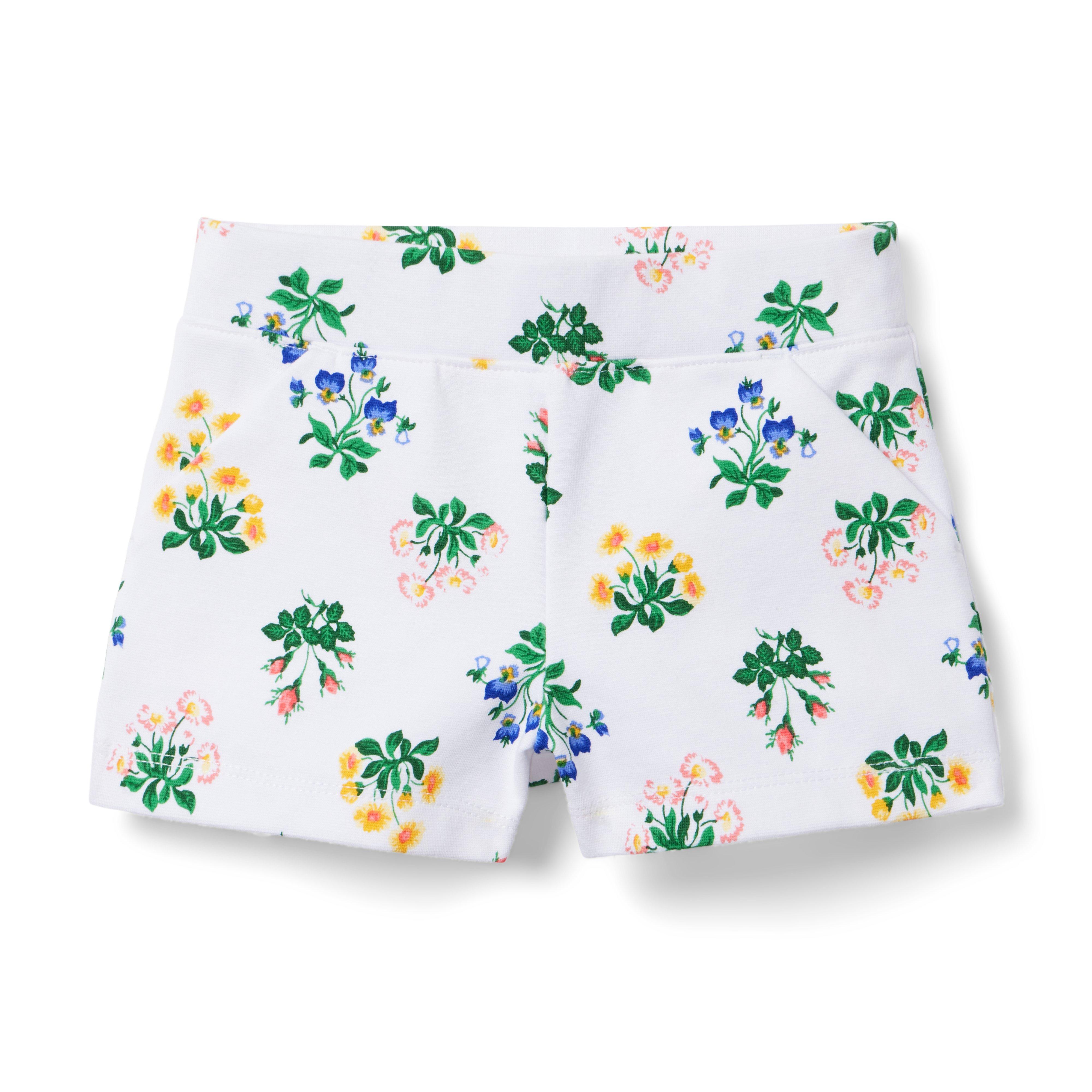 Floral Ponte Short