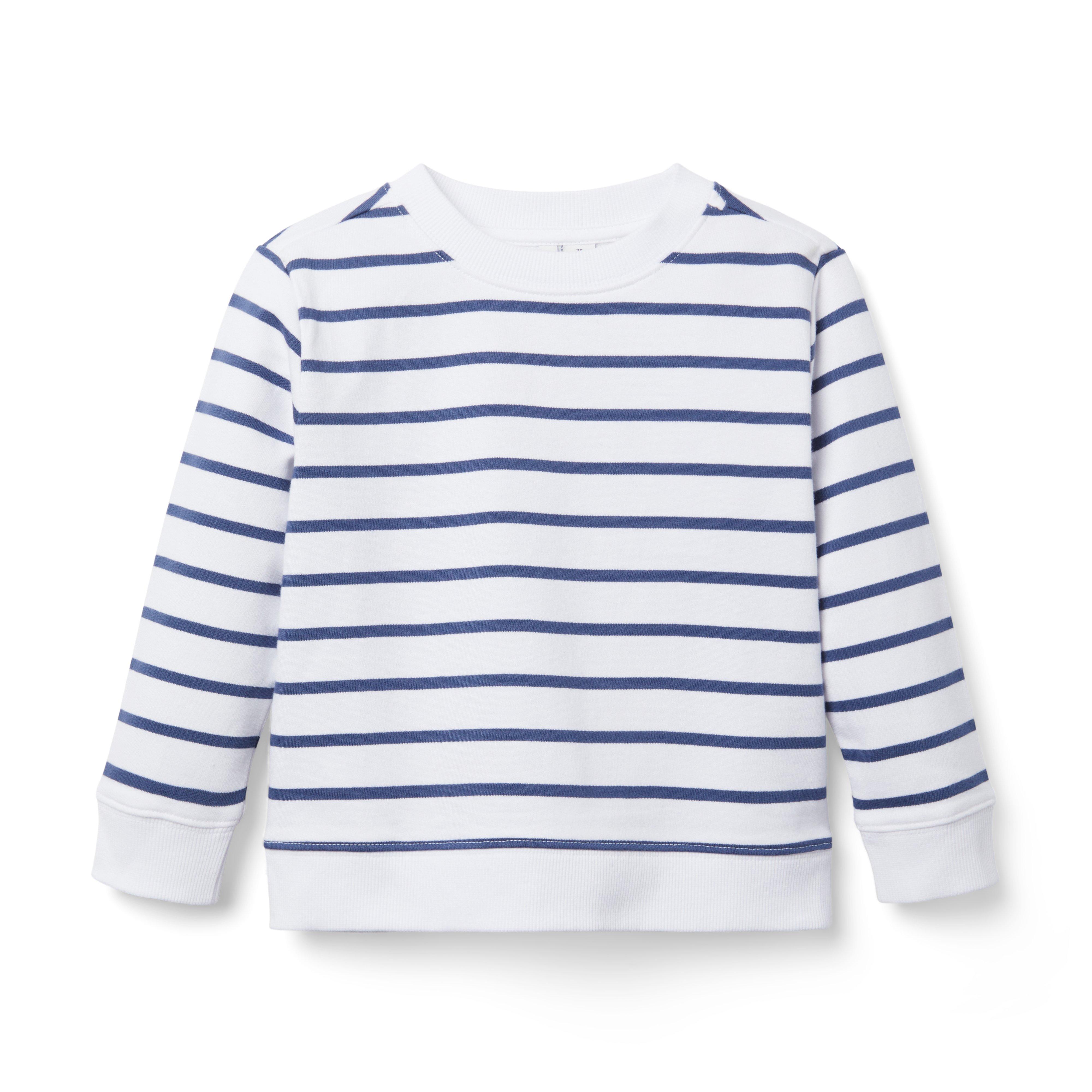 Striped French Terry Sweatshirt