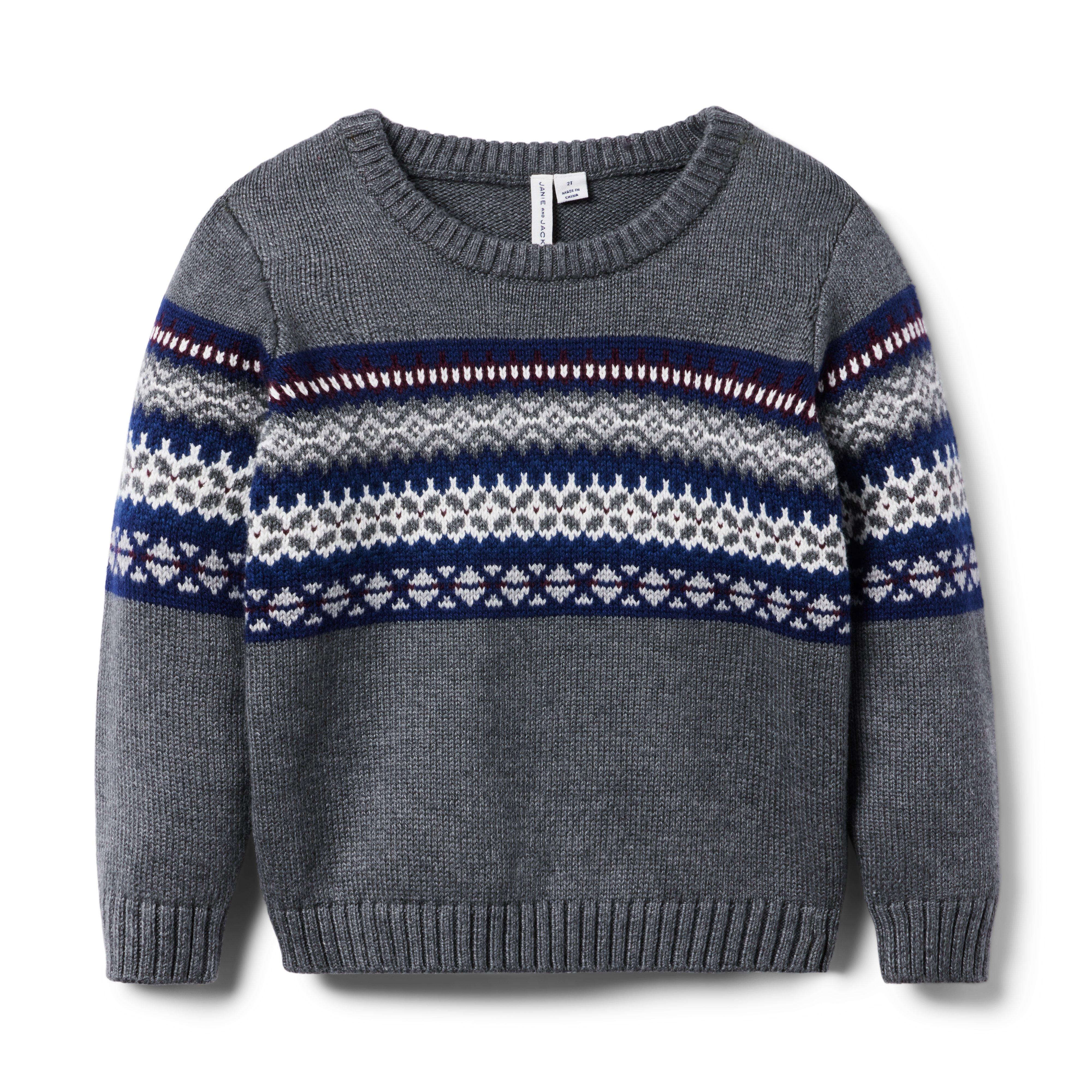 Baby boy fair isle cheap sweater