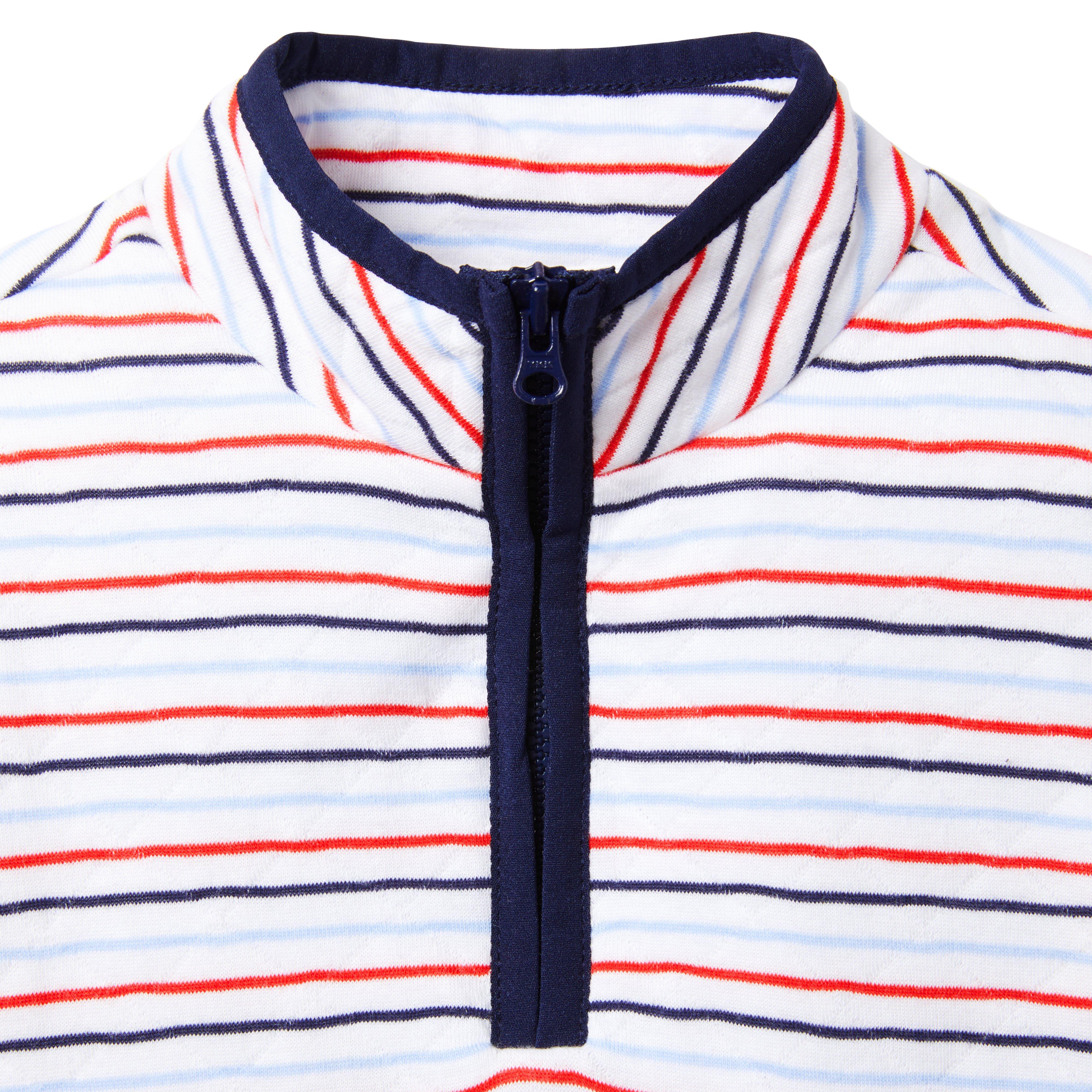 Striped Half-Zip Sweatshirt image number 2