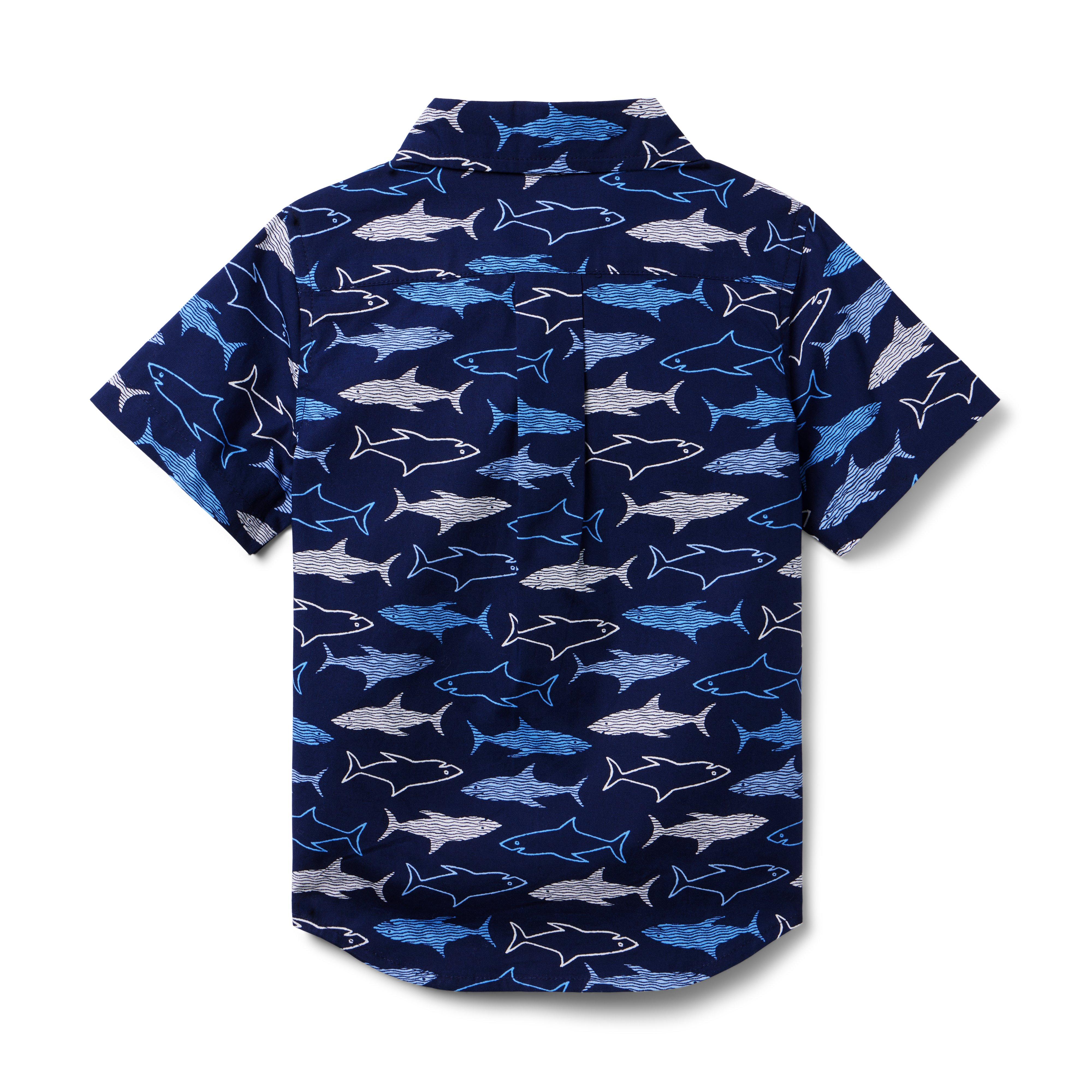 Shark Poplin Shirt image number 1