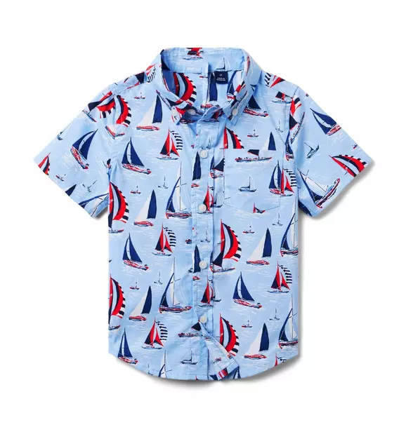 The Sailboat Poplin Shirt image number 0