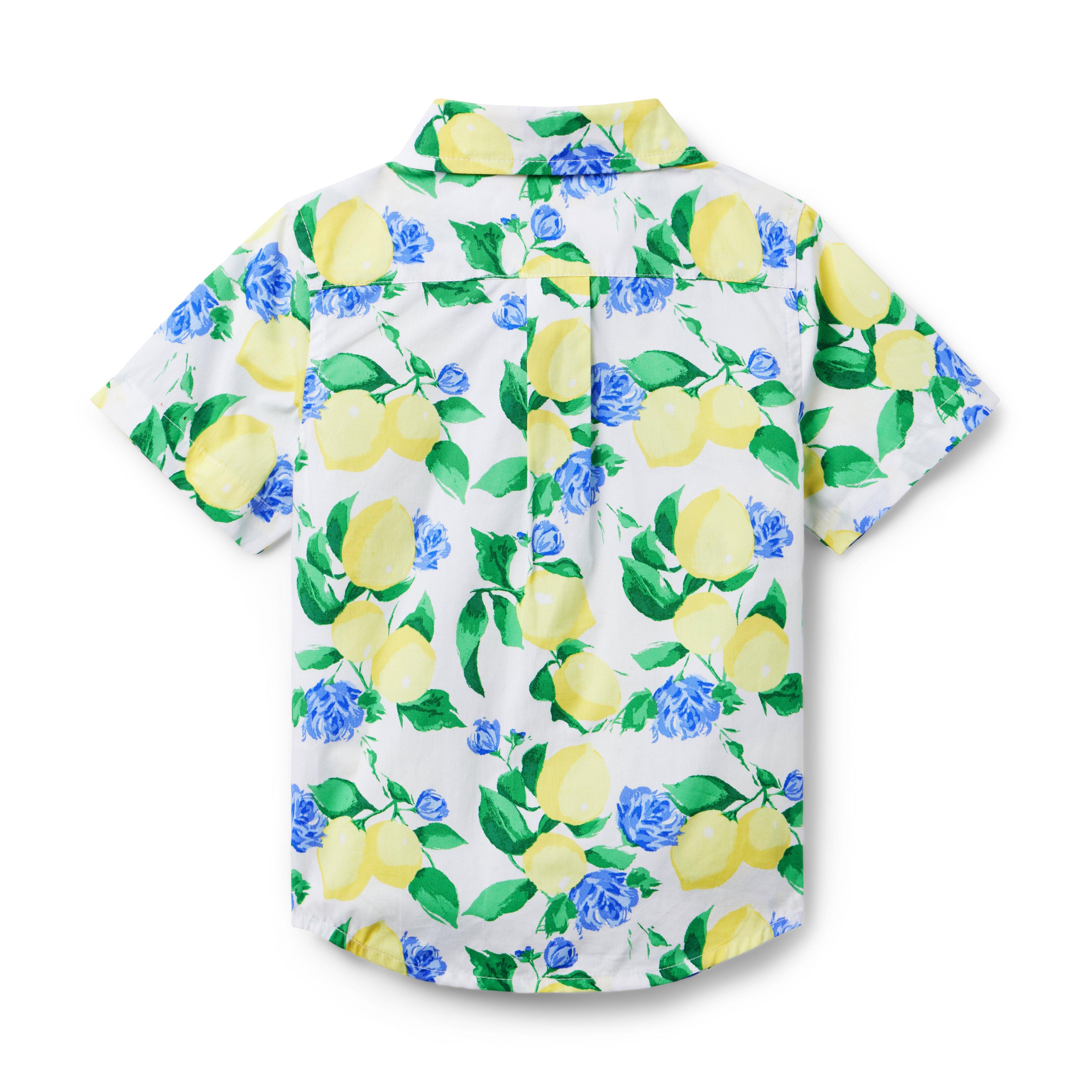 Lemon Poplin Shirt