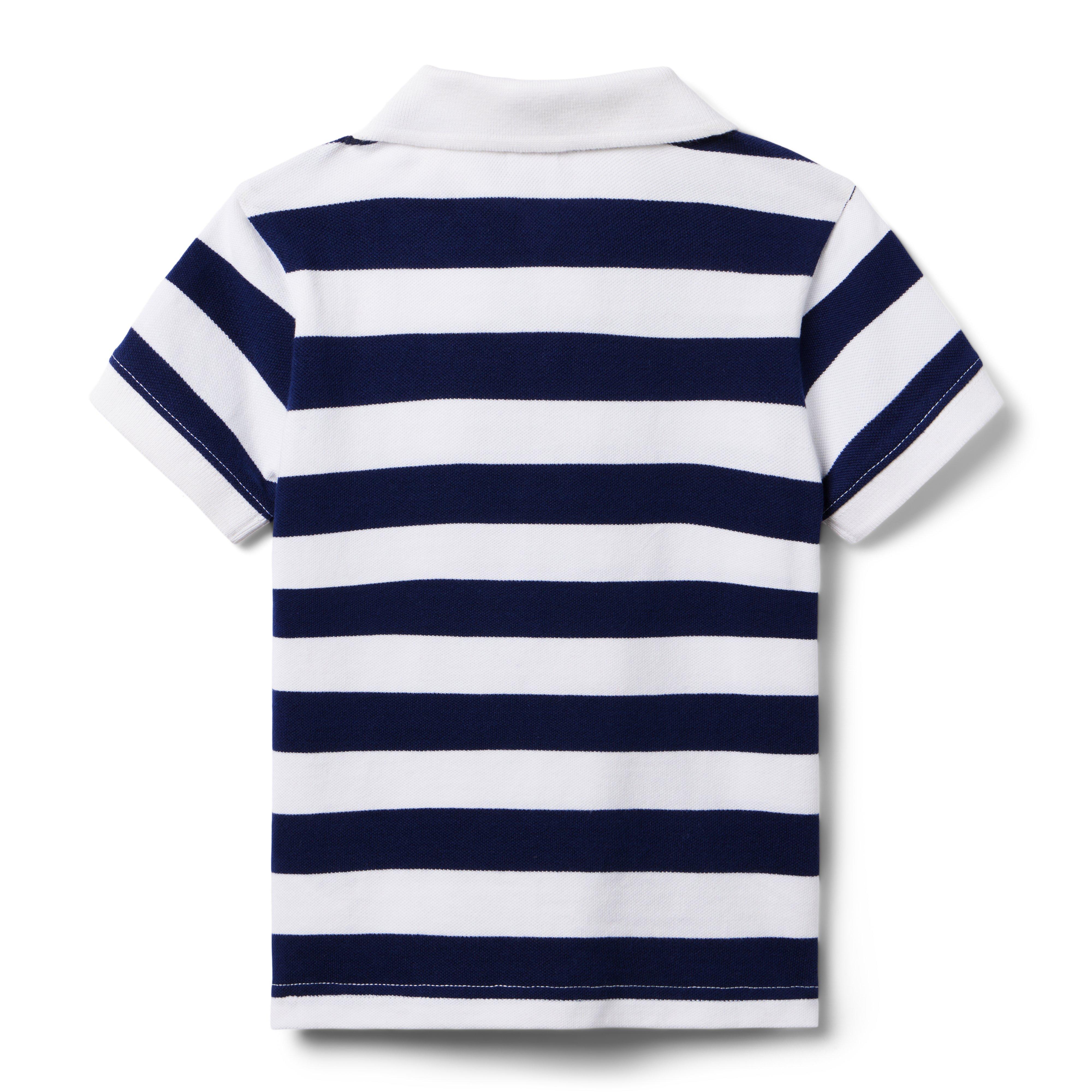 The Classic Striped Pique Polo image number 1