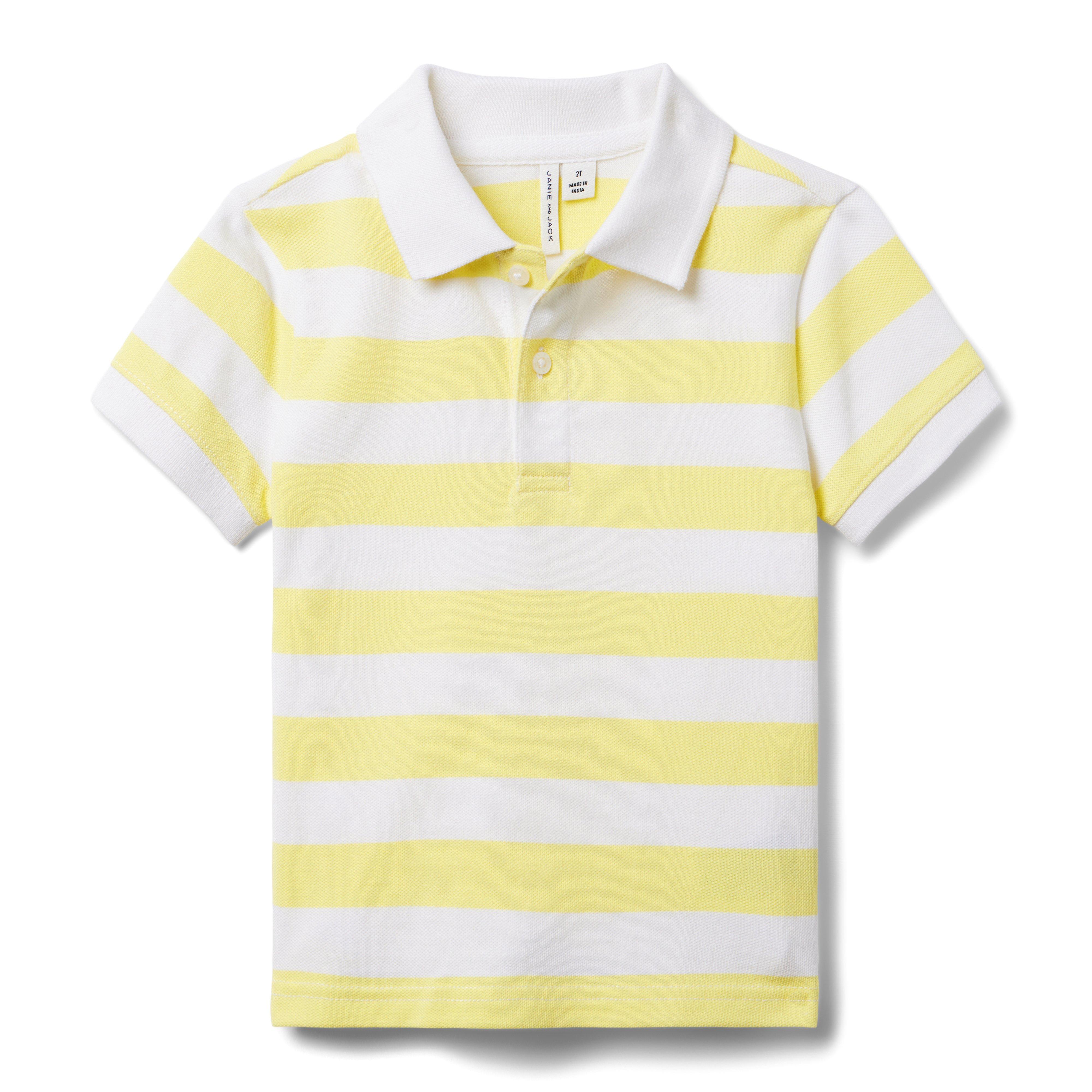 The Classic Striped Pique Polo image number 0