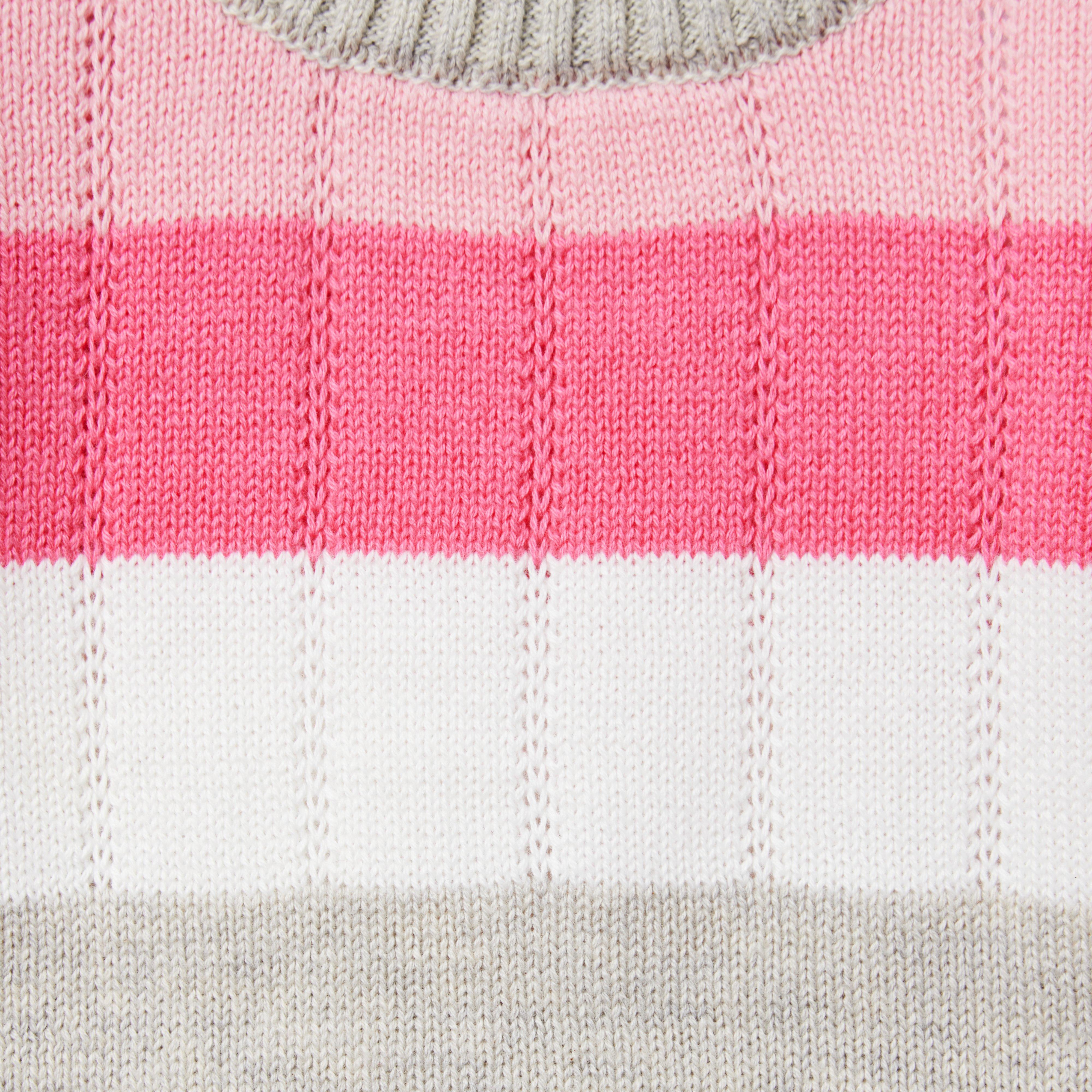 Striped Puff Sleeve Sweater image number 2
