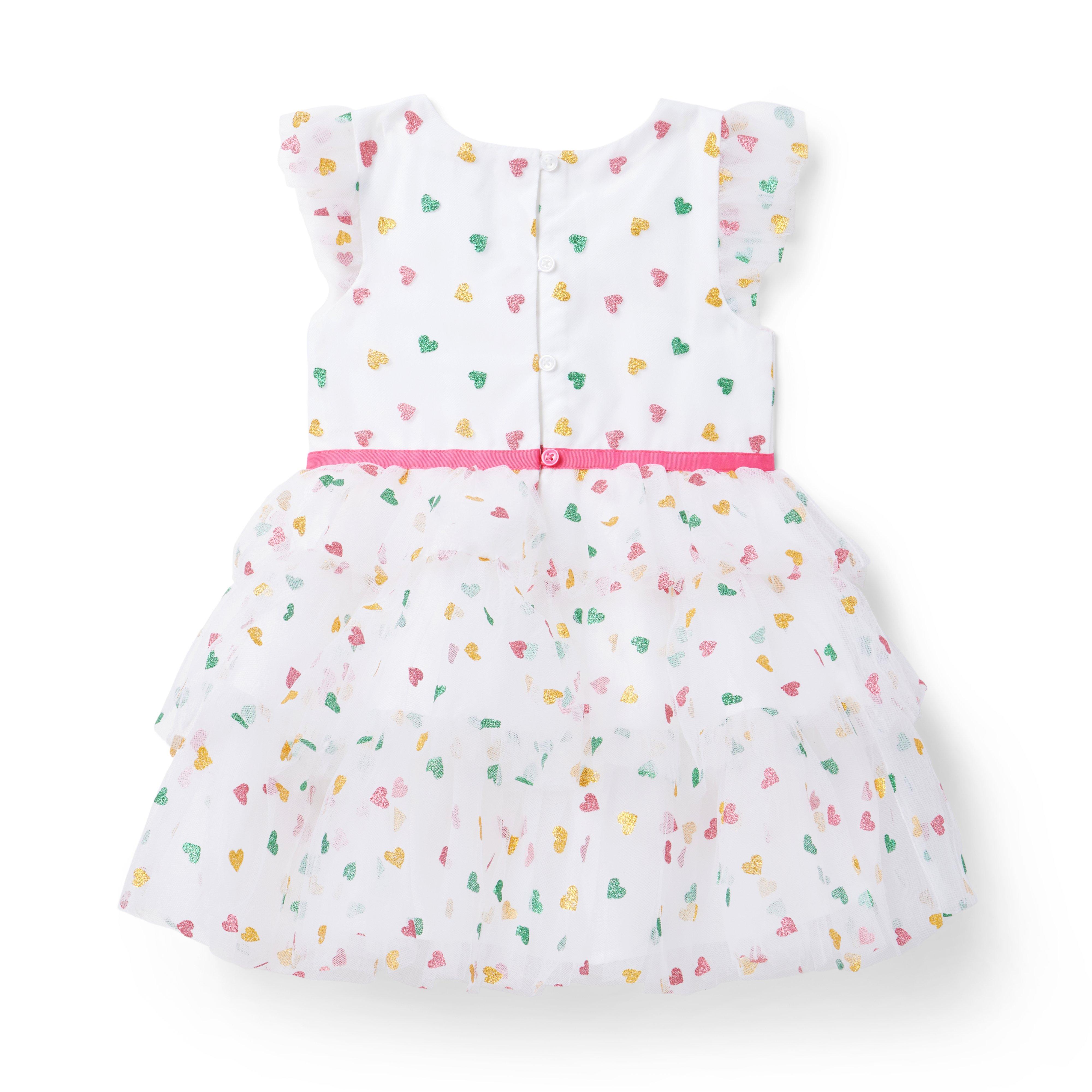 JJ Sparkle Heart Tulle Dress | CoolSprings Galleria