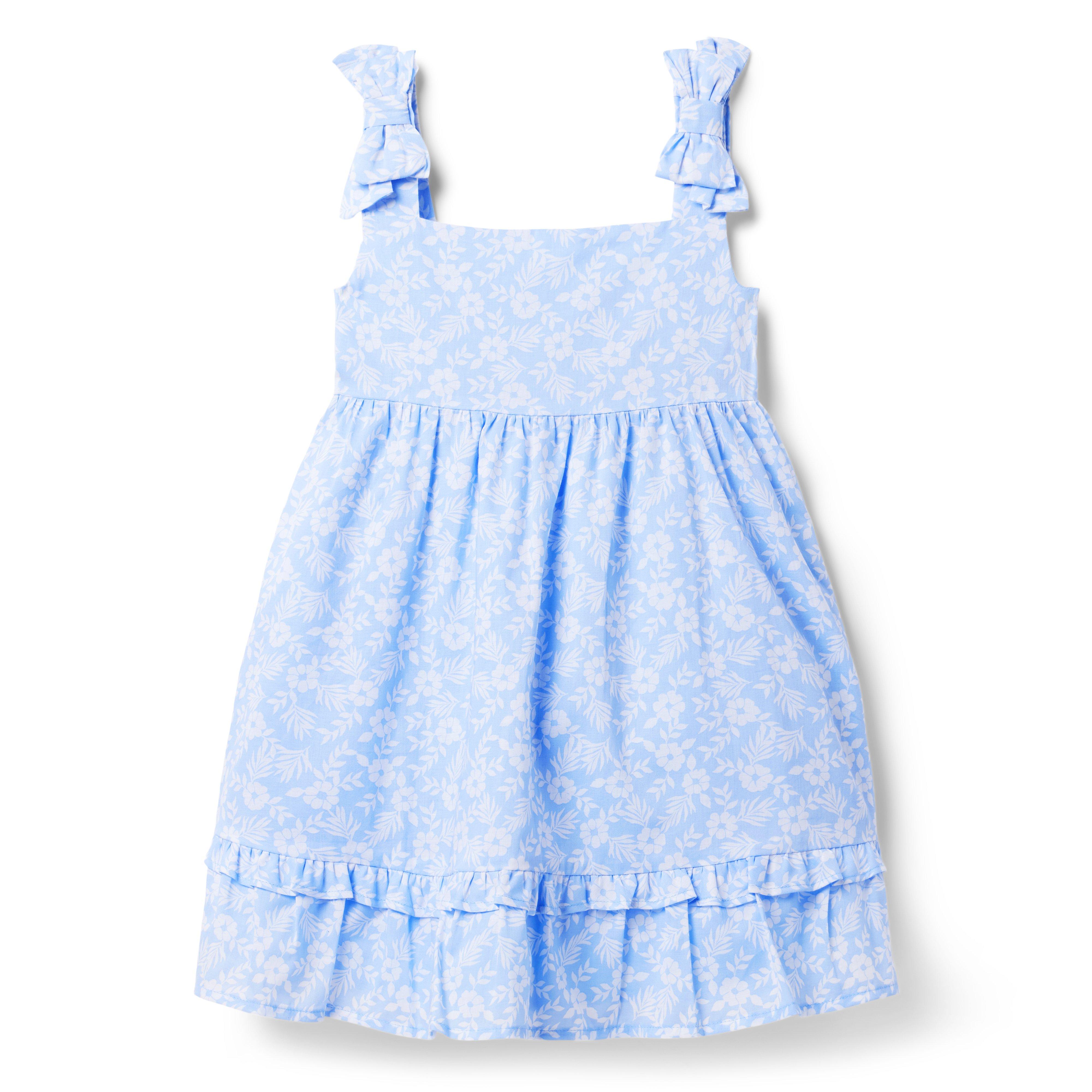 Floral Bow Strap Sundress image number 0