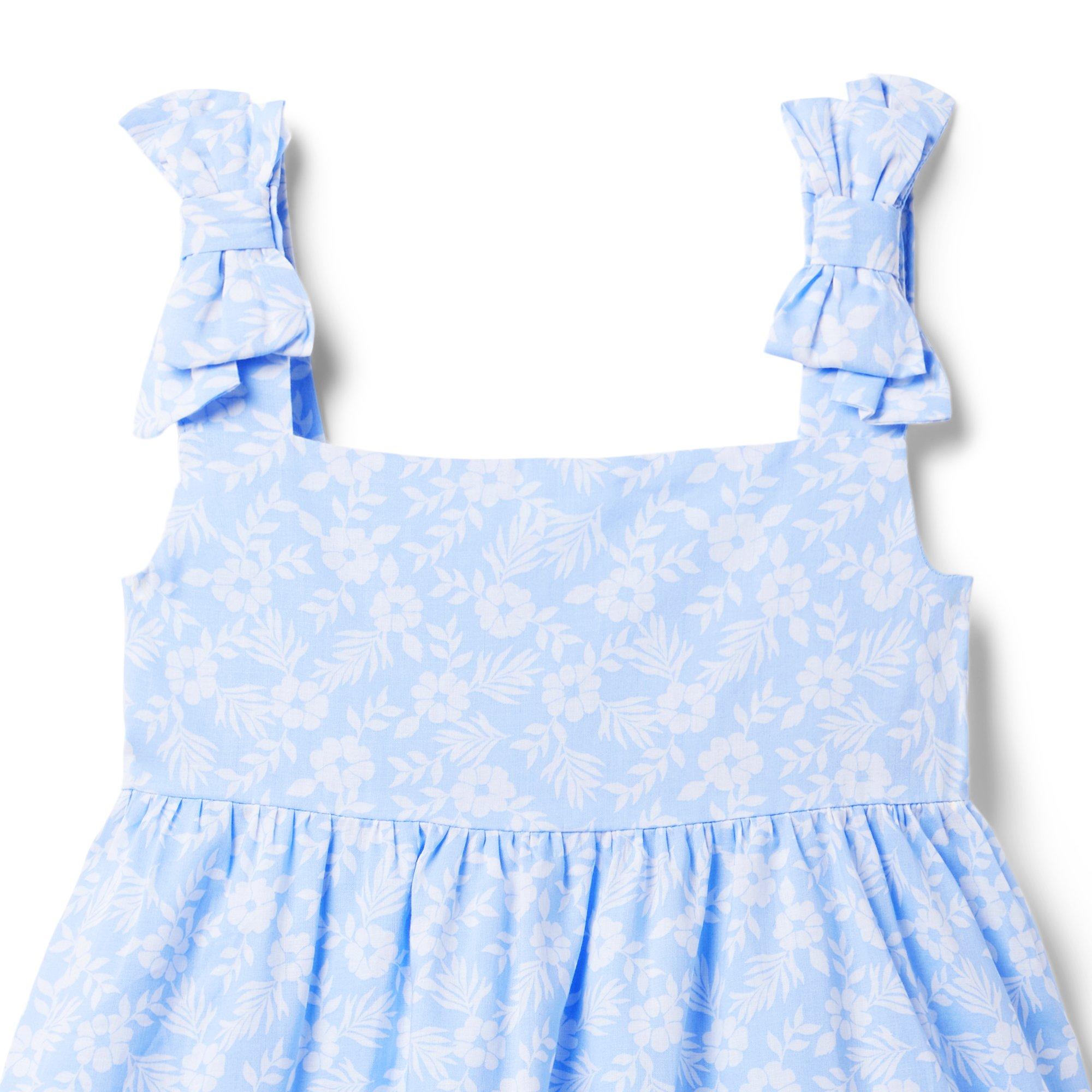 Floral Bow Strap Sundress