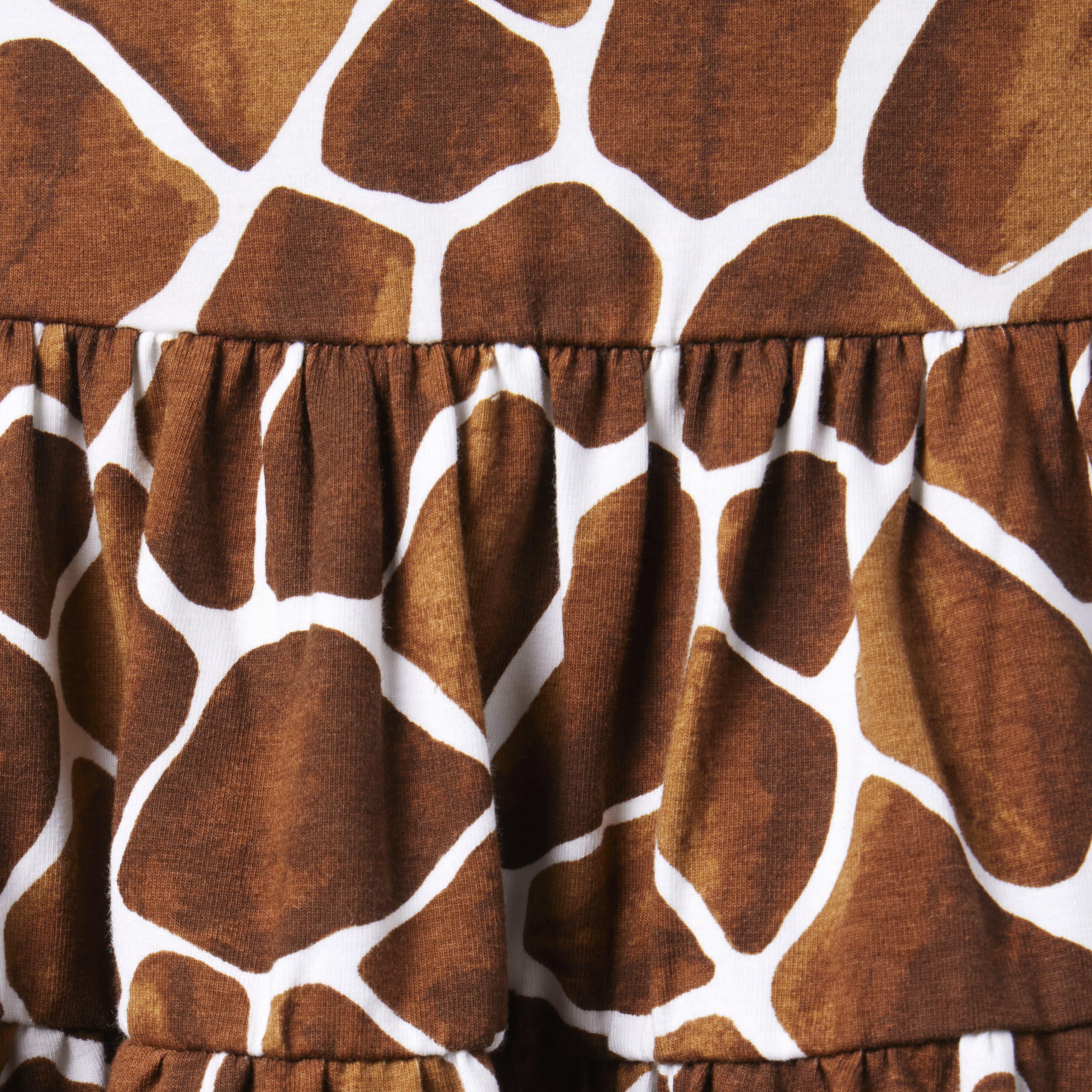 Giraffe Flutter Sleeve Dress