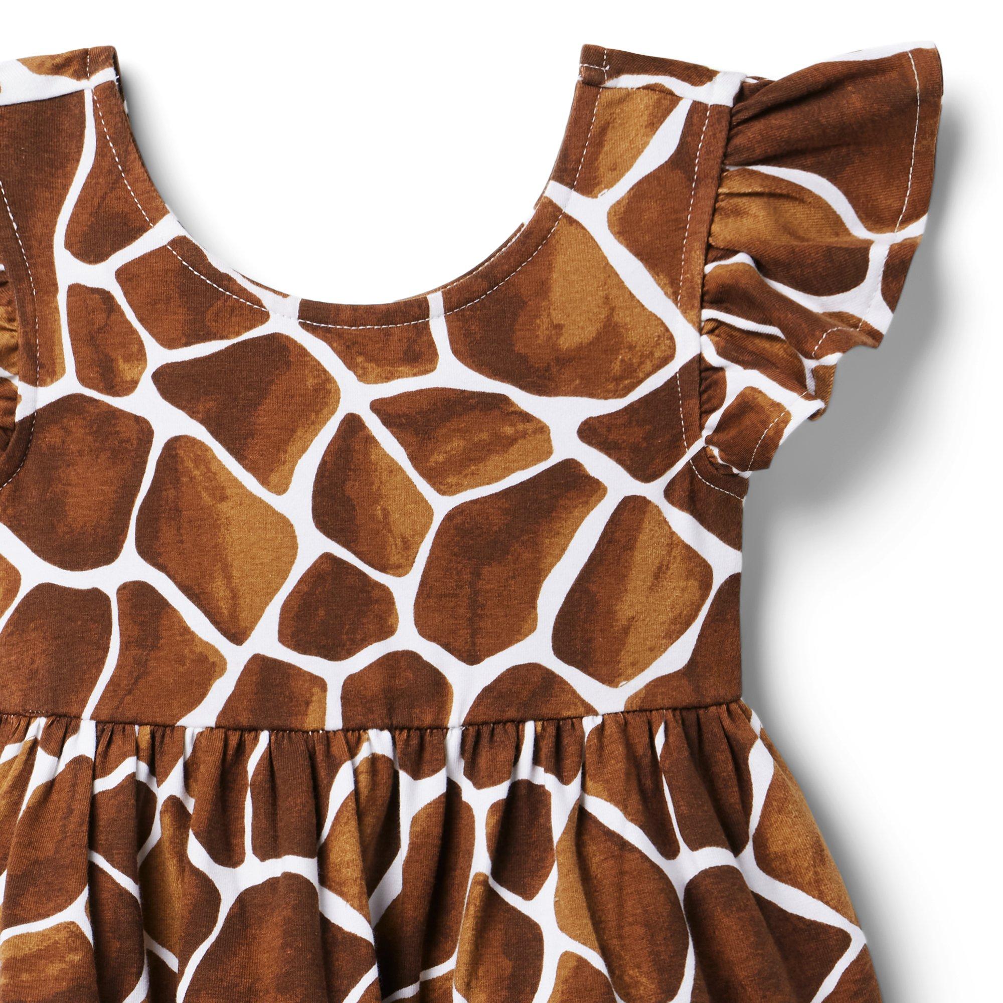 Giraffe Flutter Sleeve Dress