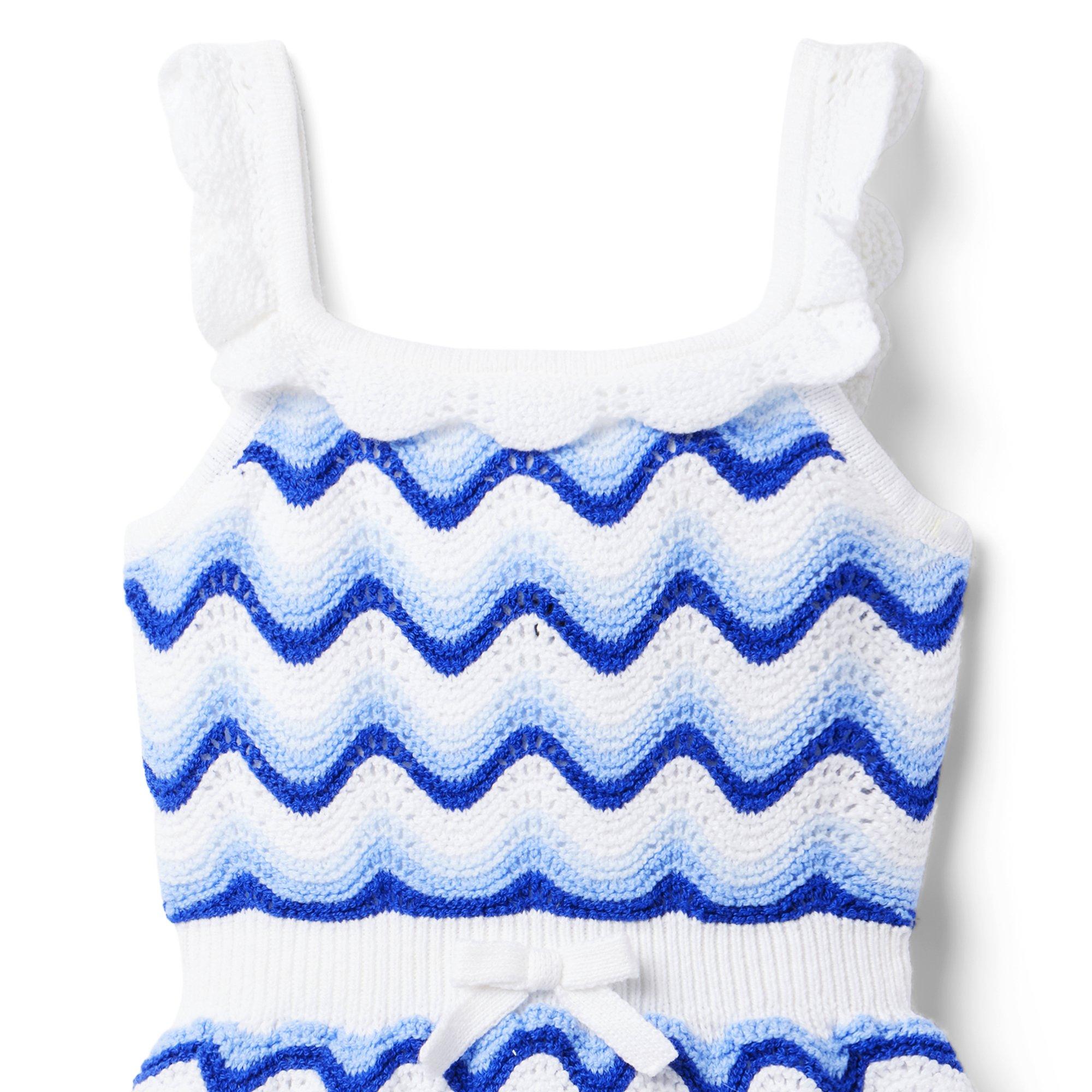 The Color Wave Crochet Dress image number 3