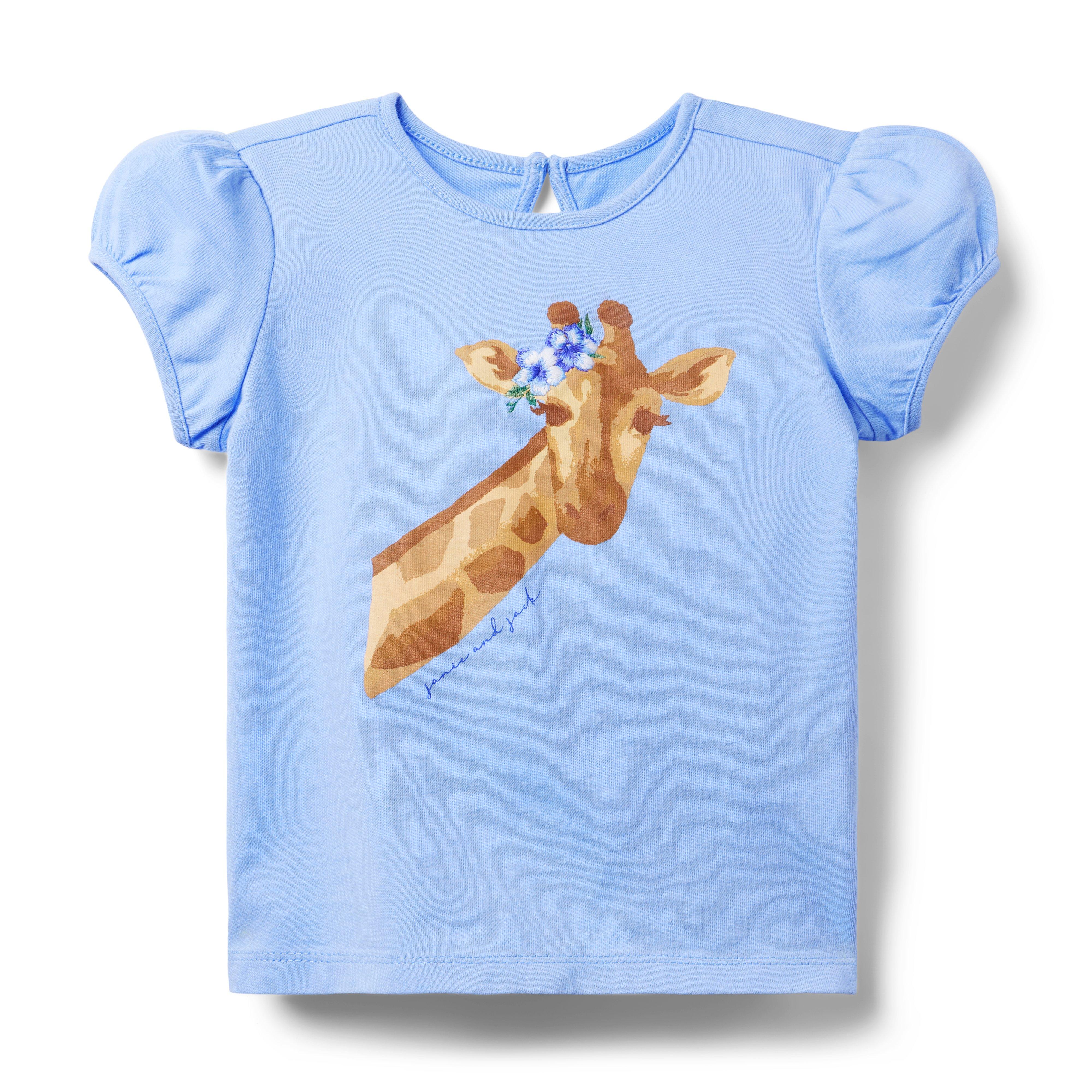 Giraffe Puff Sleeve Tee