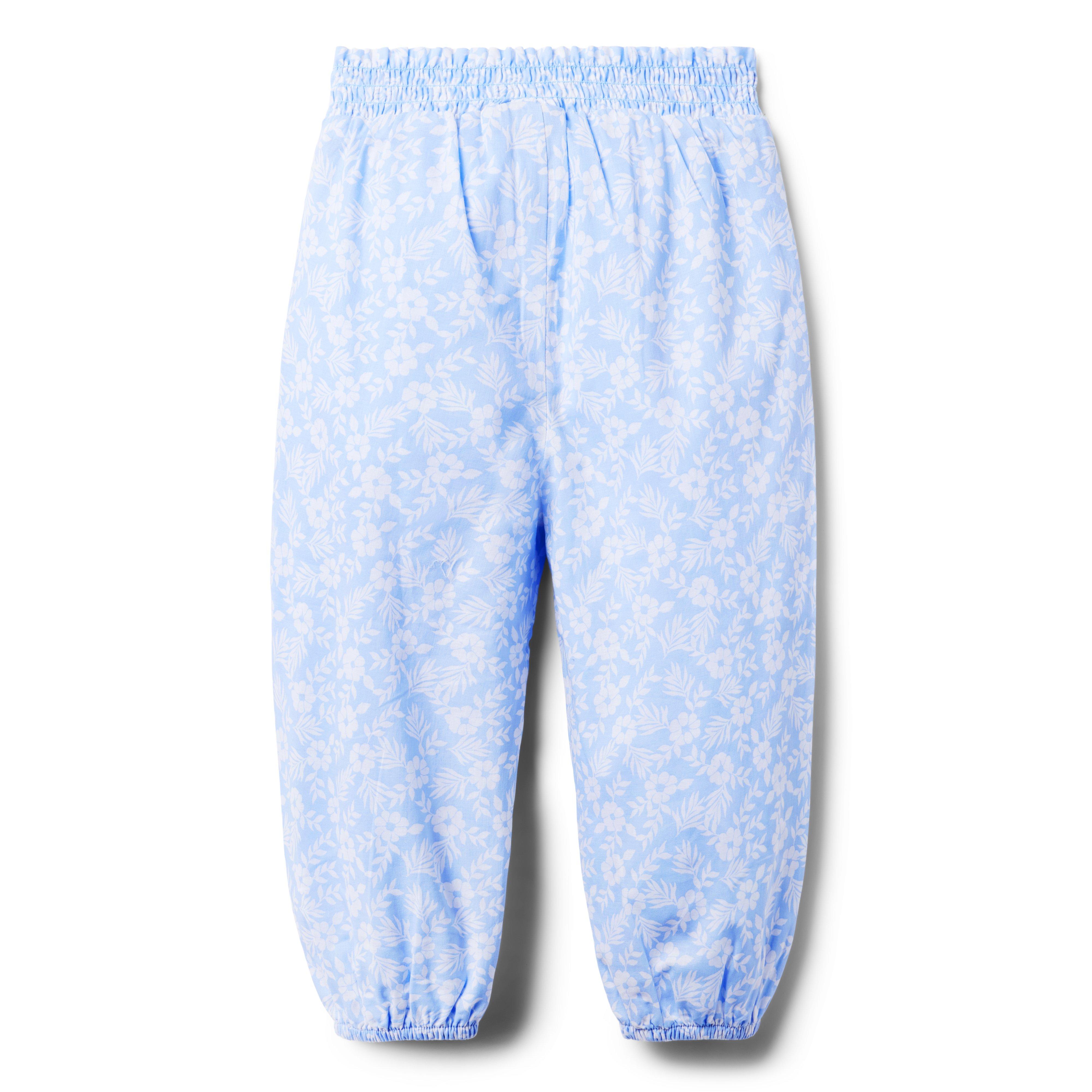 Floral Smocked Waist Pant image number 1