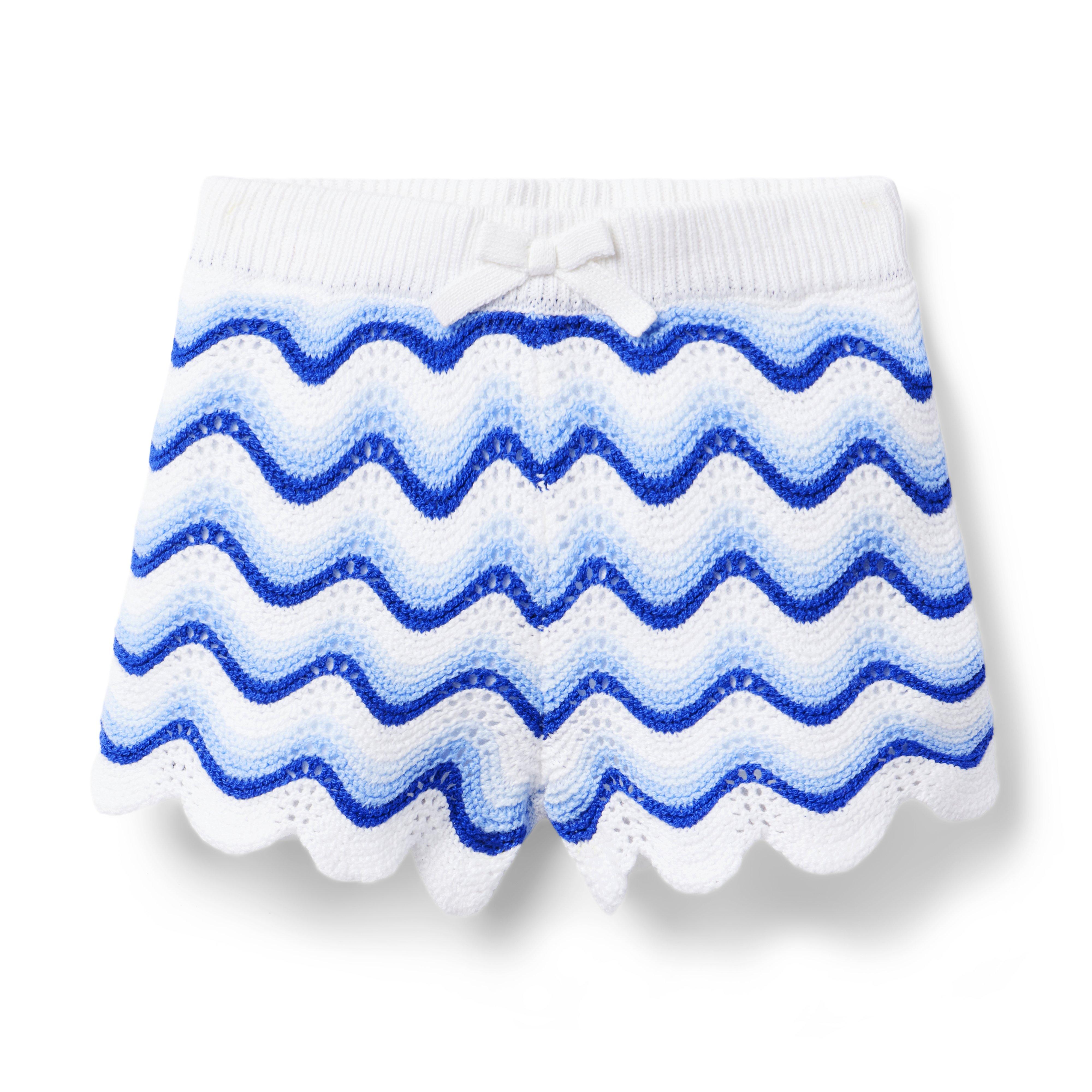 The Color Wave Crochet Short