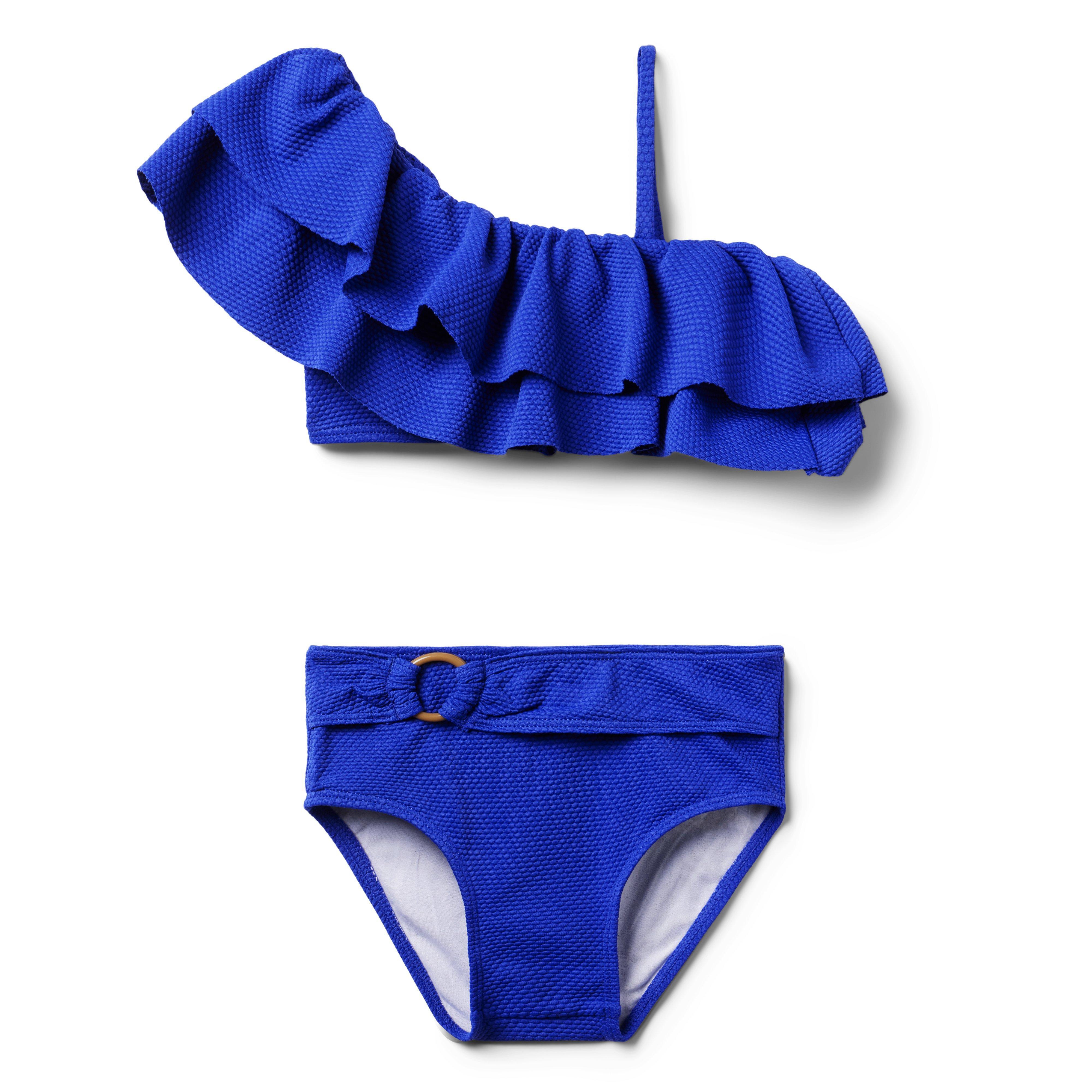 Recycled Ruffle 2-Piece Swimsuit