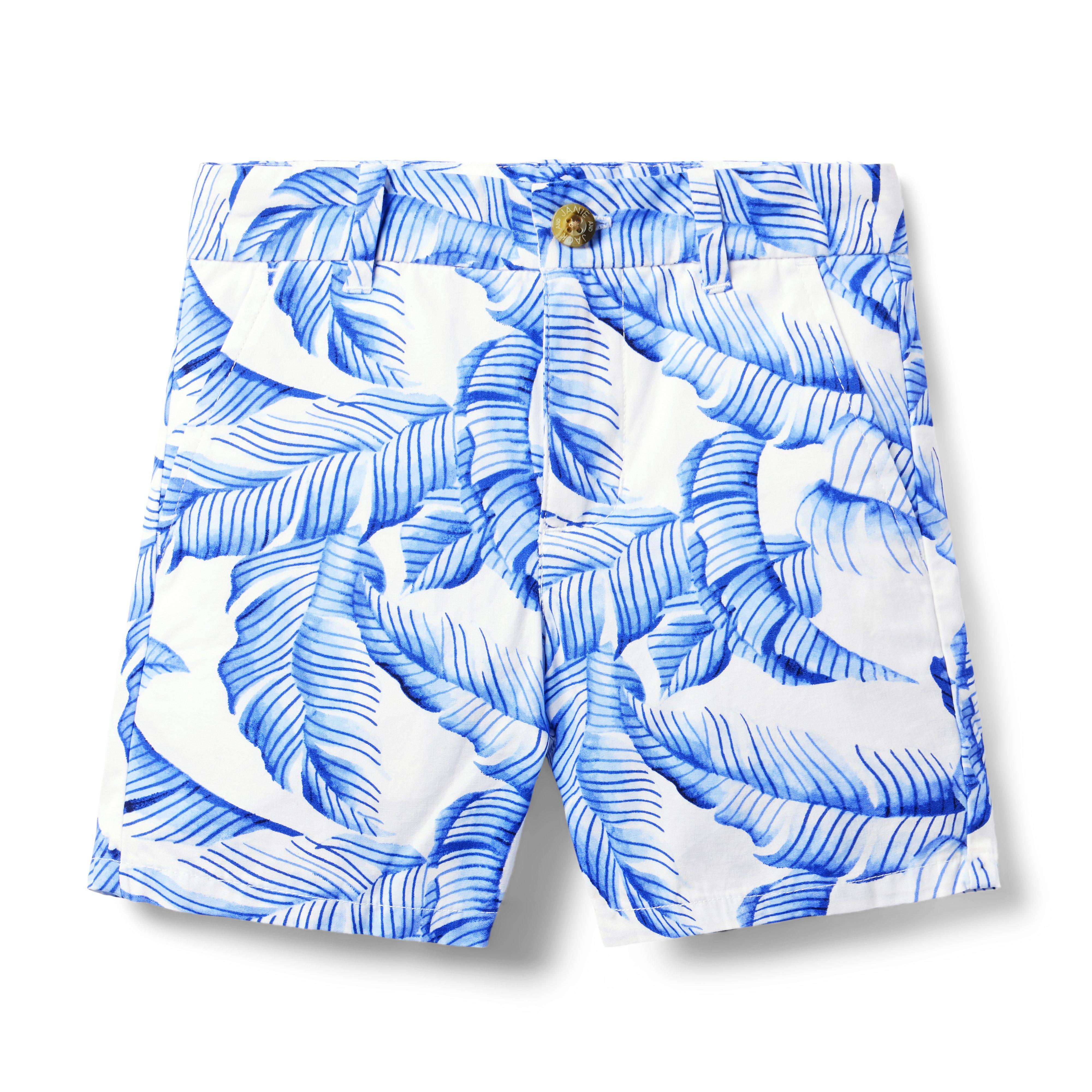 Palm Poplin Short