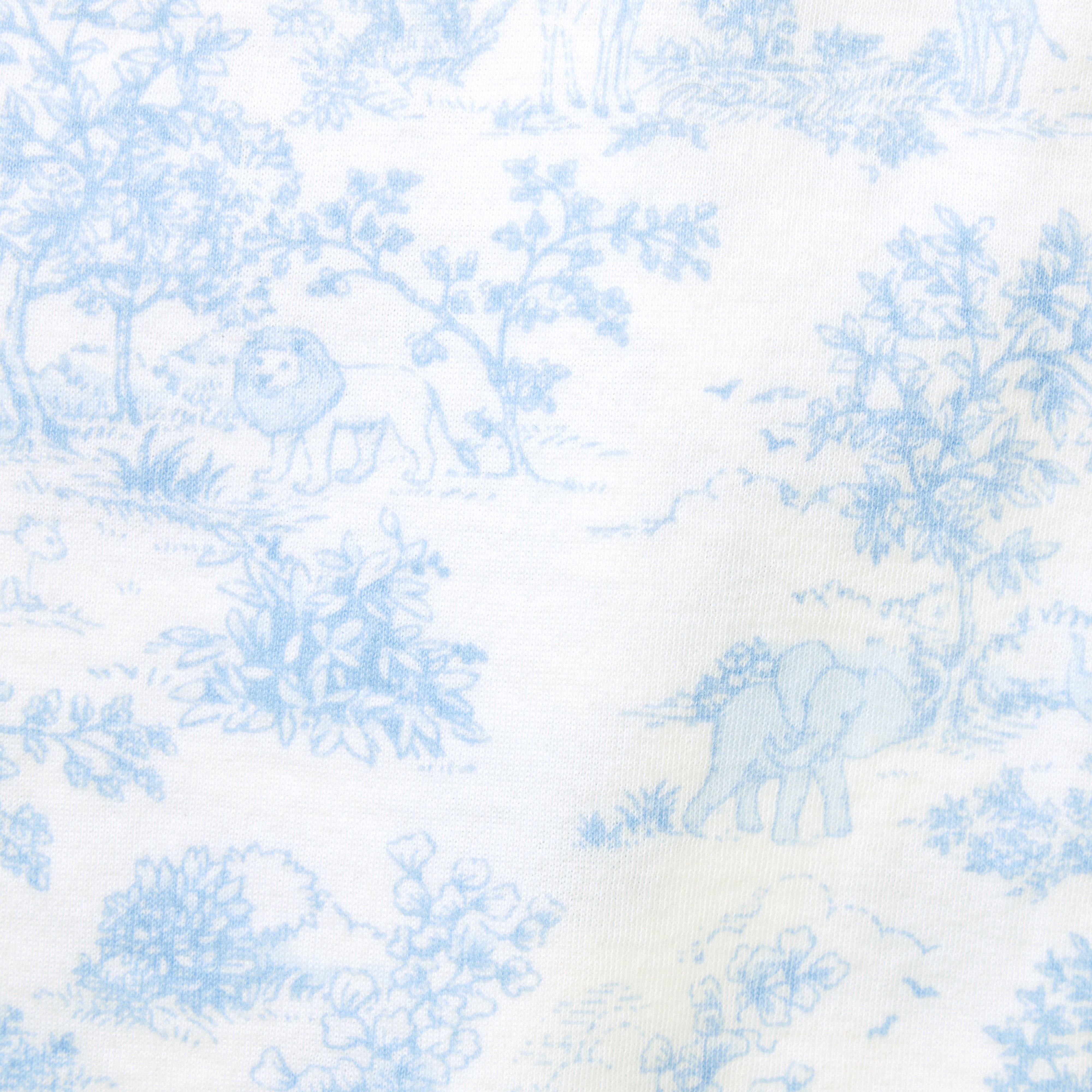 Baby Safari Toile Wrap One-Piece