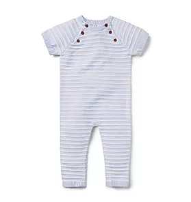 Baby Textured Striped One-Piece
