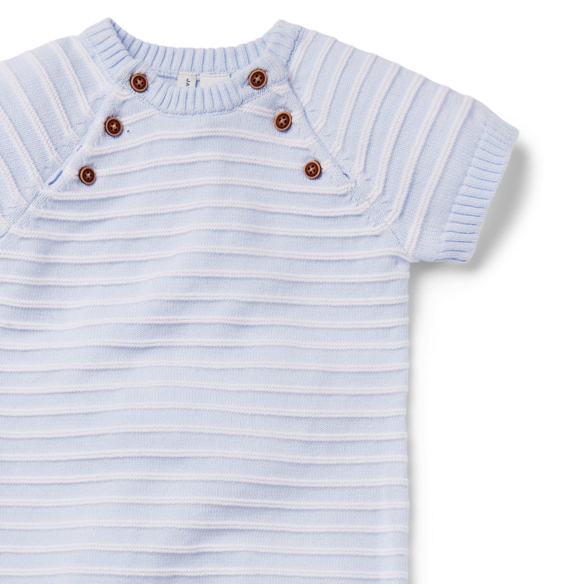 Baby Textured Striped One-Piece